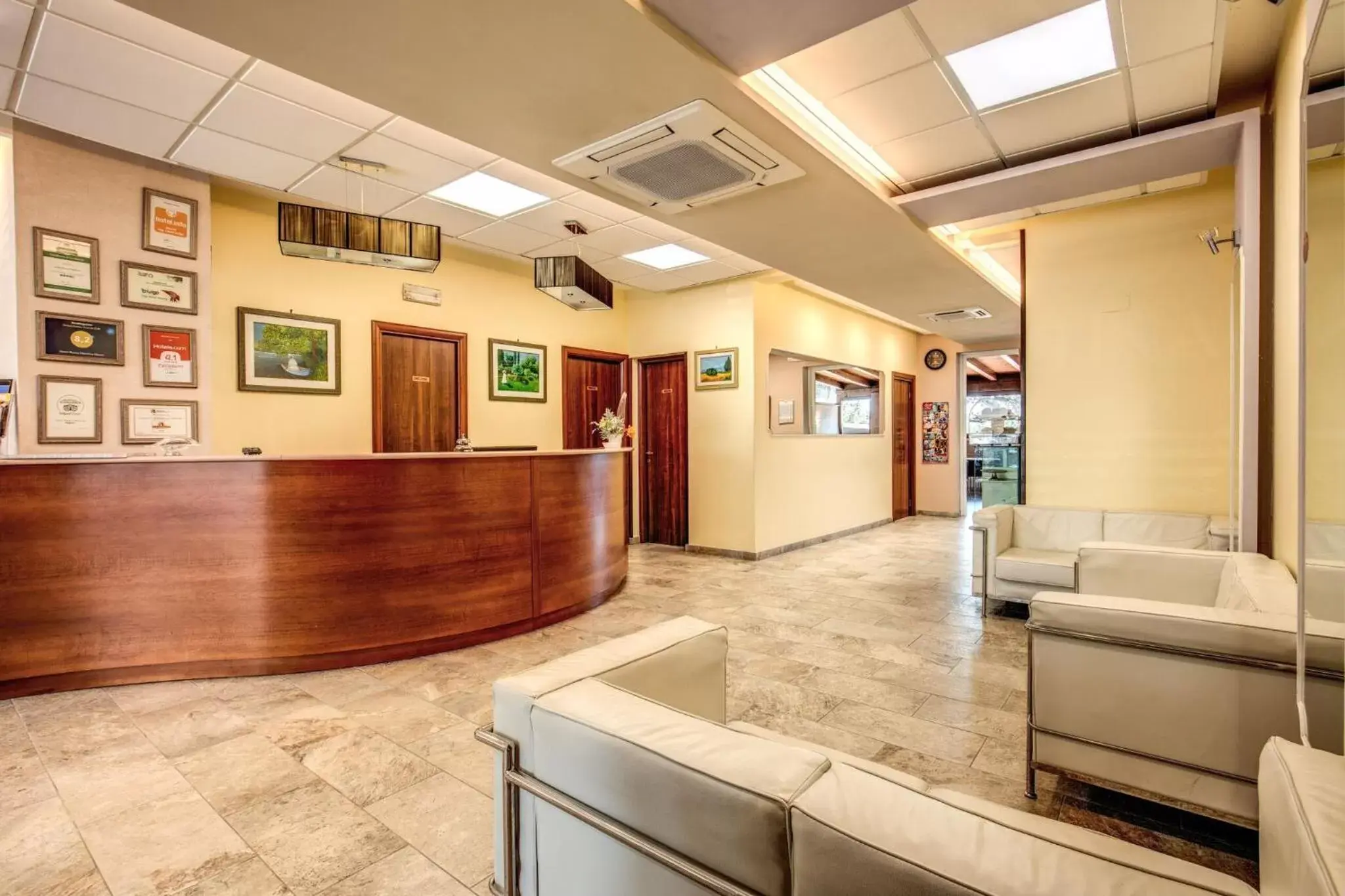 Lobby or reception, Lobby/Reception in Hotel Roma Tiburtina Metro
