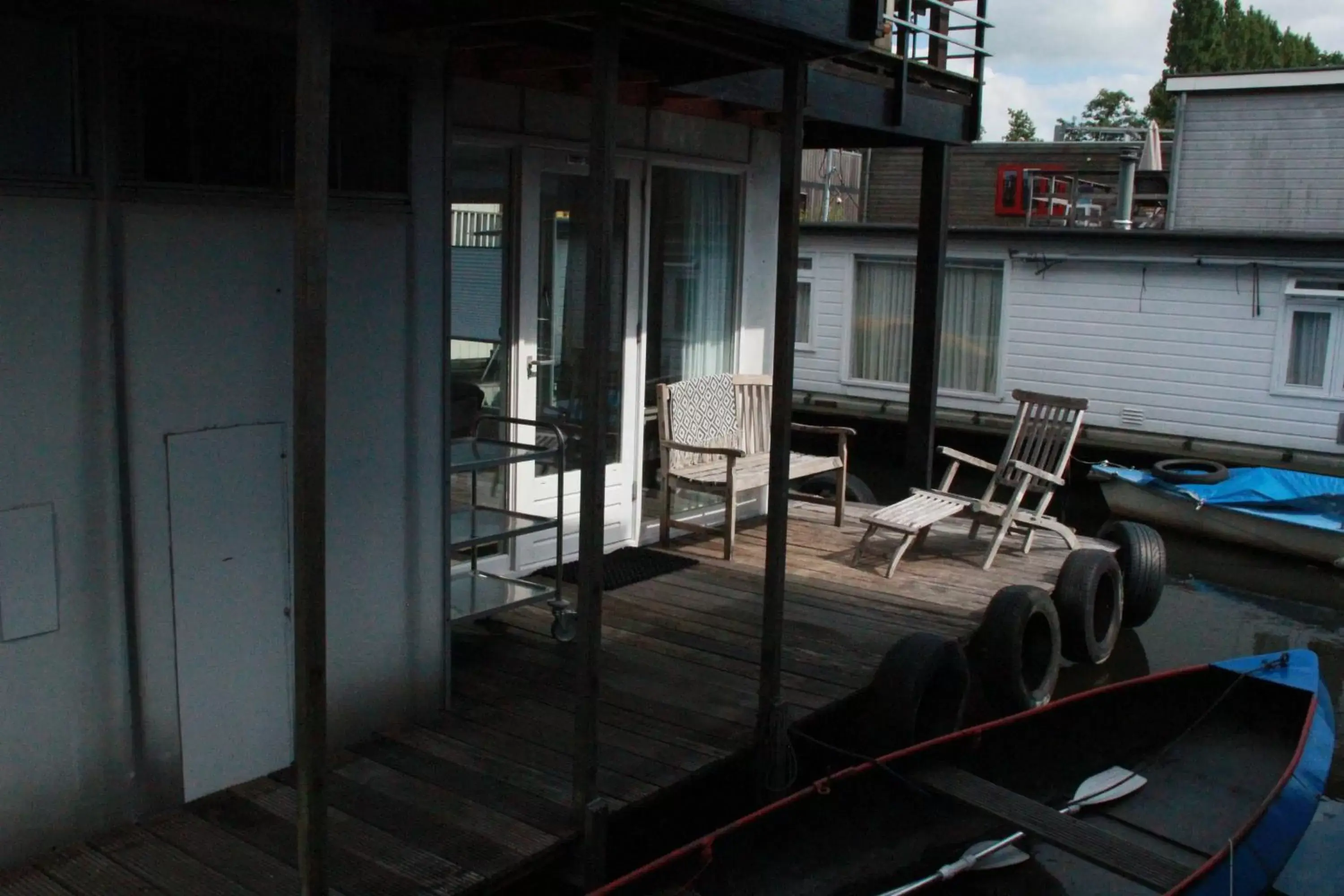 Balcony/Terrace in Houseboat Studio Sooki