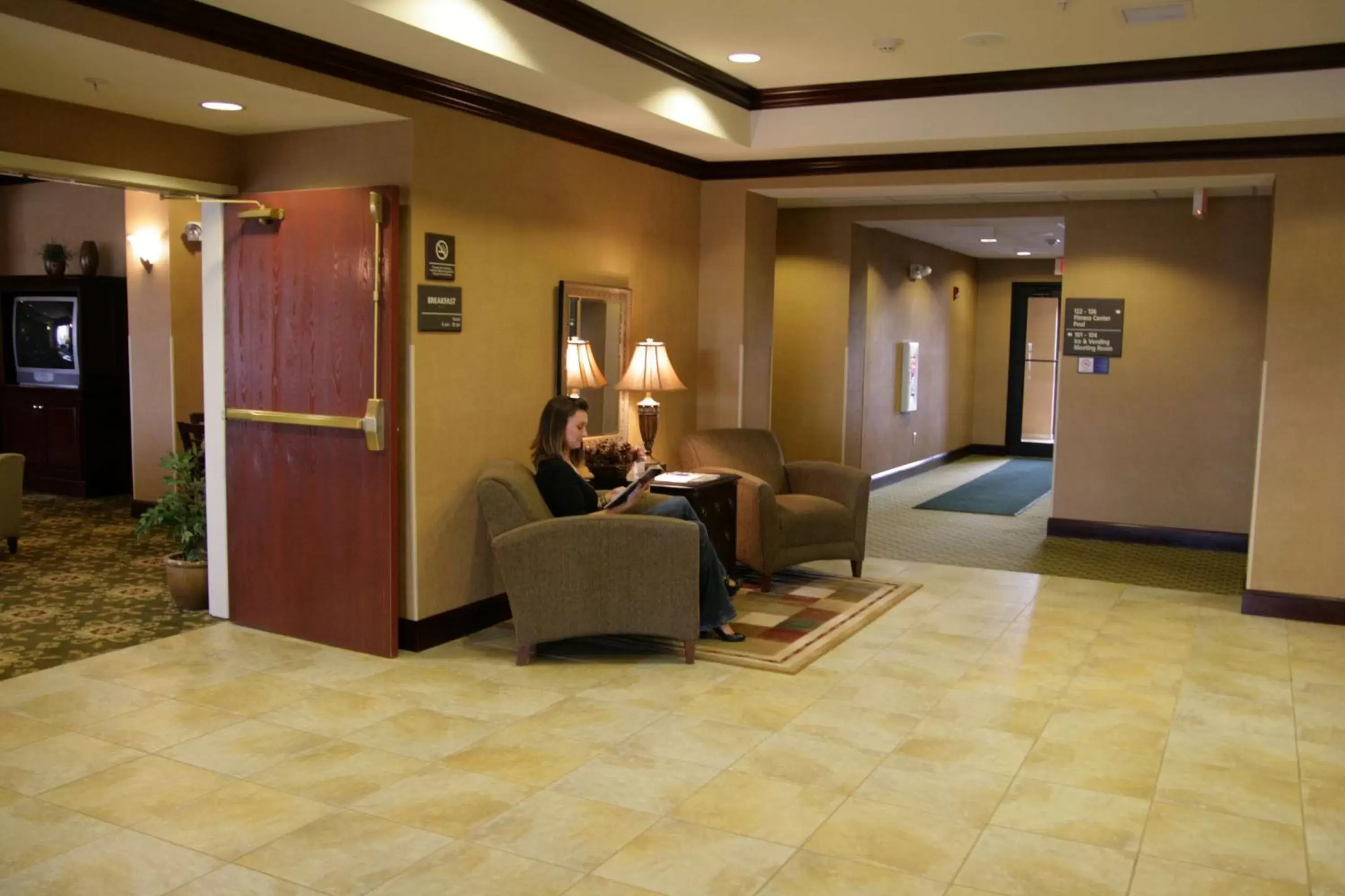 Lobby or reception in Hampton Inn Stow