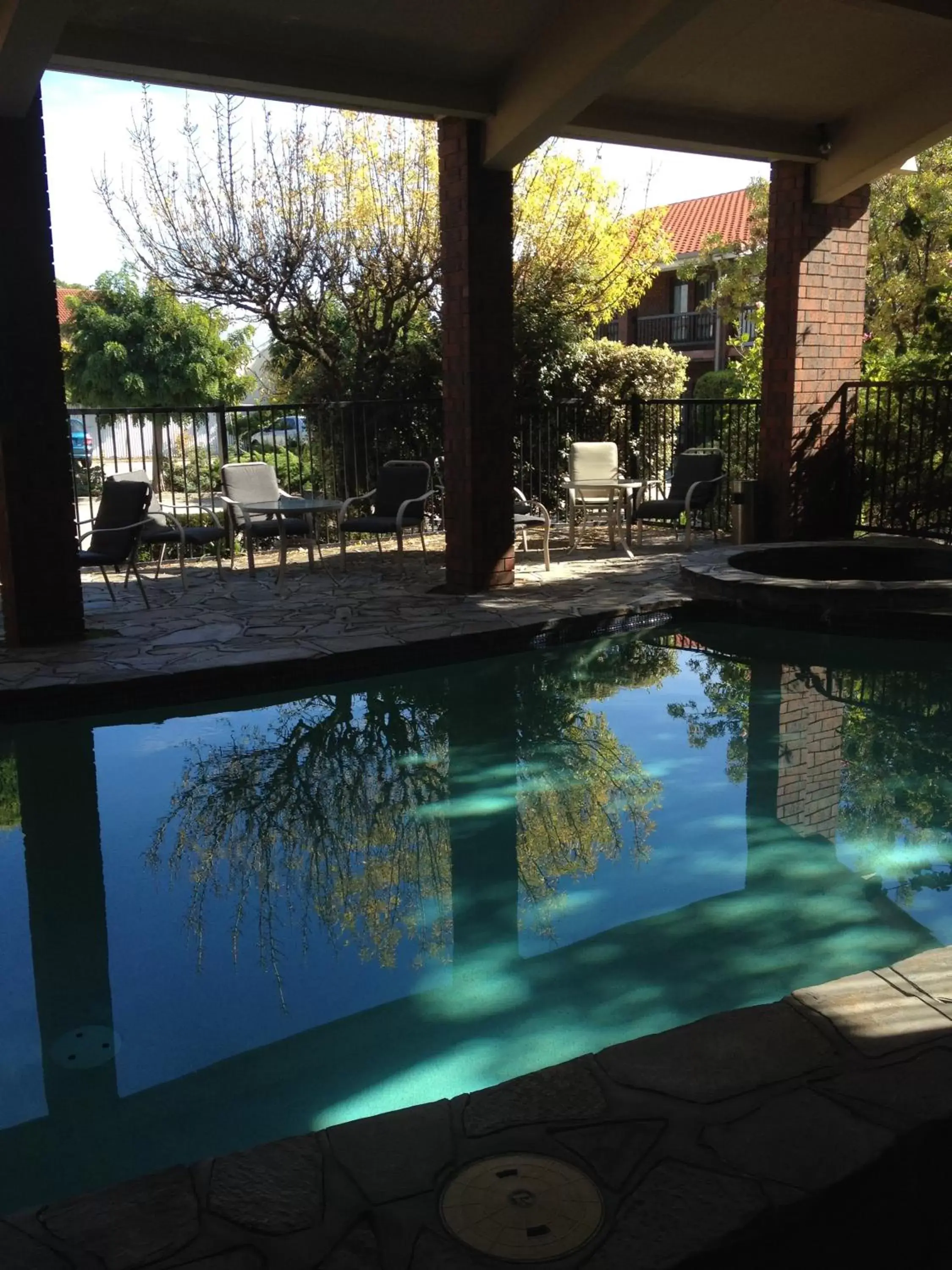 Patio, Swimming Pool in Comfort Inn & Suites Sombrero