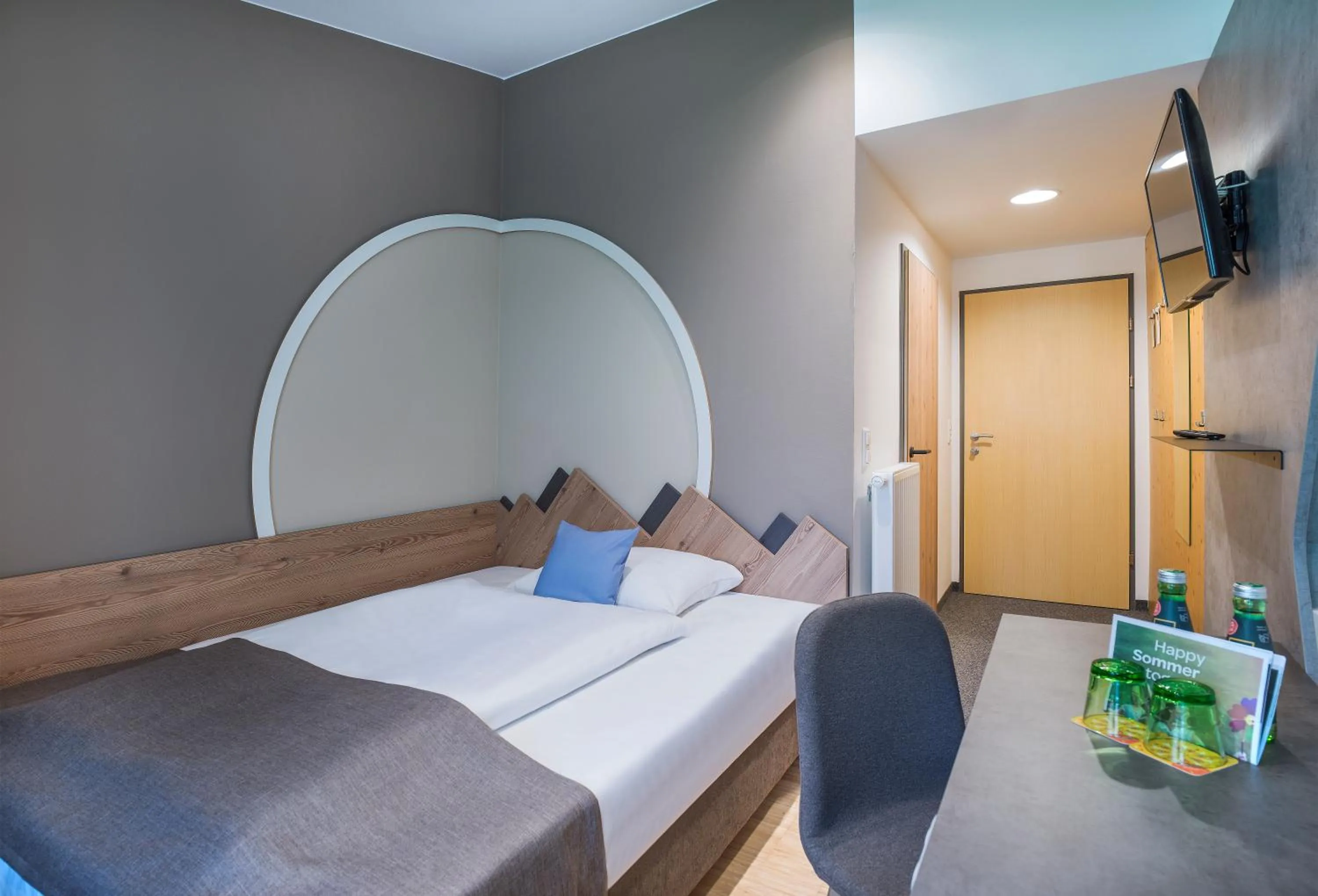 Photo of the whole room, Bed in JUFA Hotel Wipptal