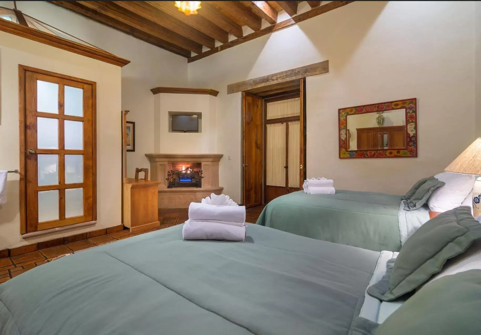 Bed in Hotel Casa del Naranjo