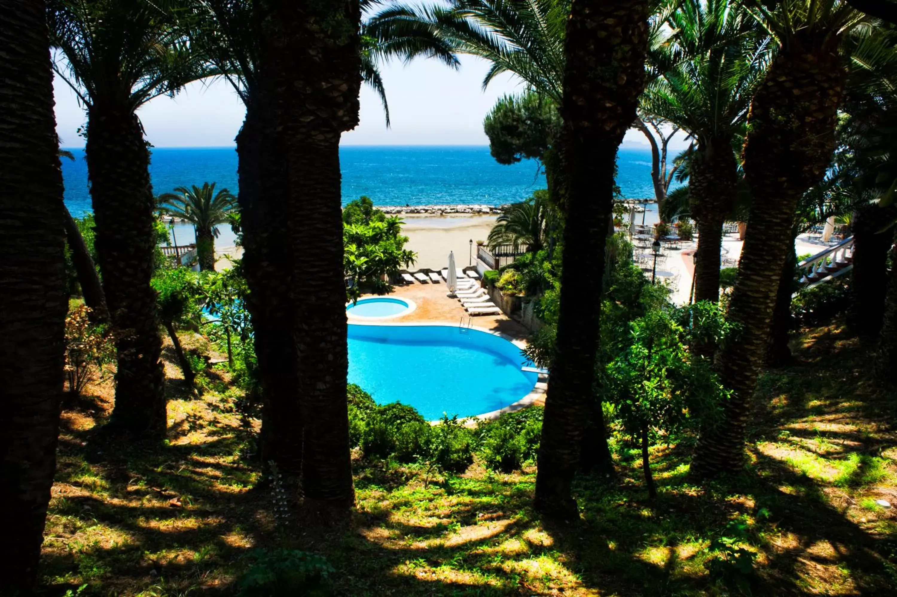 Garden view, Swimming Pool in Grande Albergo Miramare