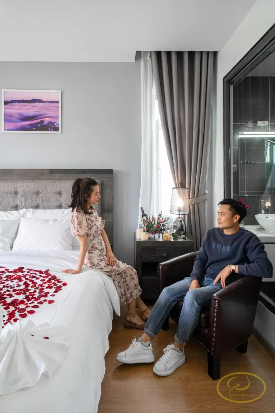 People, Bed in Hong Mon Villa