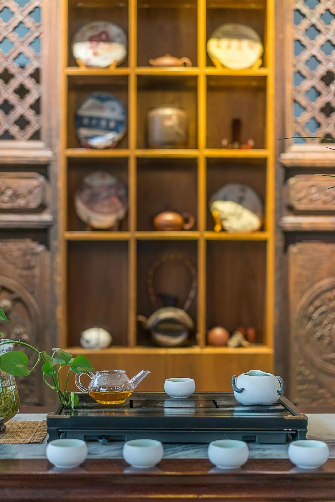 Decorative detail in Dali Yanyuan Mountain Retreat