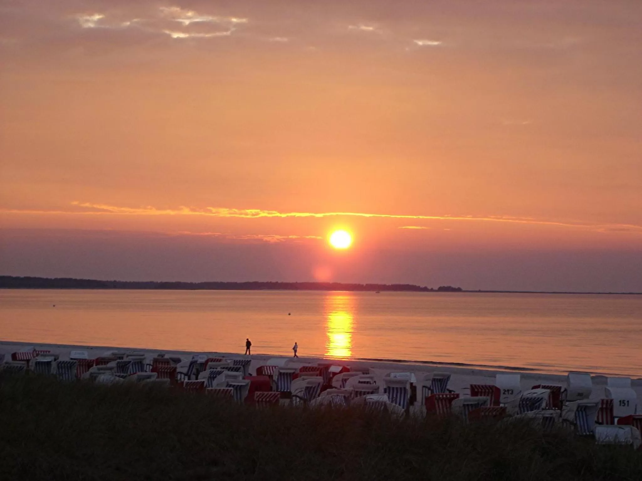 Beach in Hotel Haus Linden