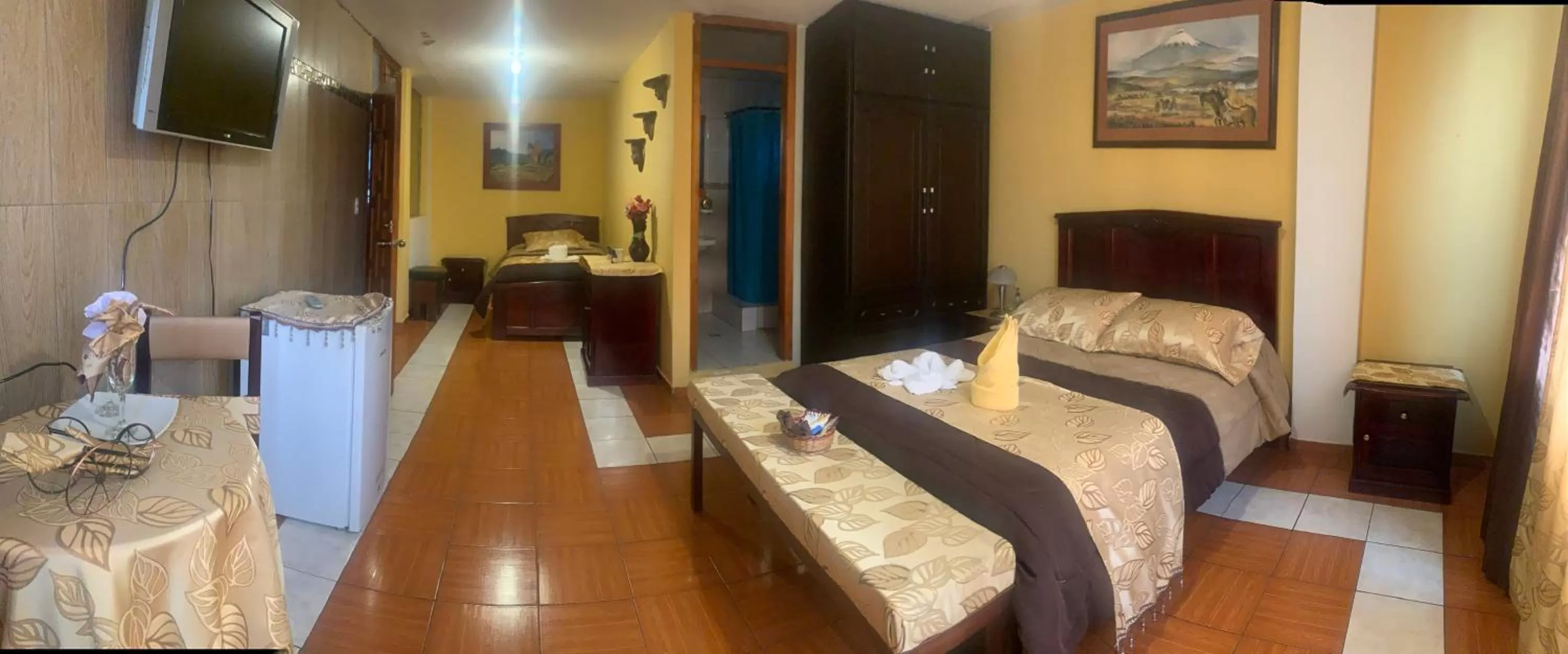 Bed in Hostal Jora Continental