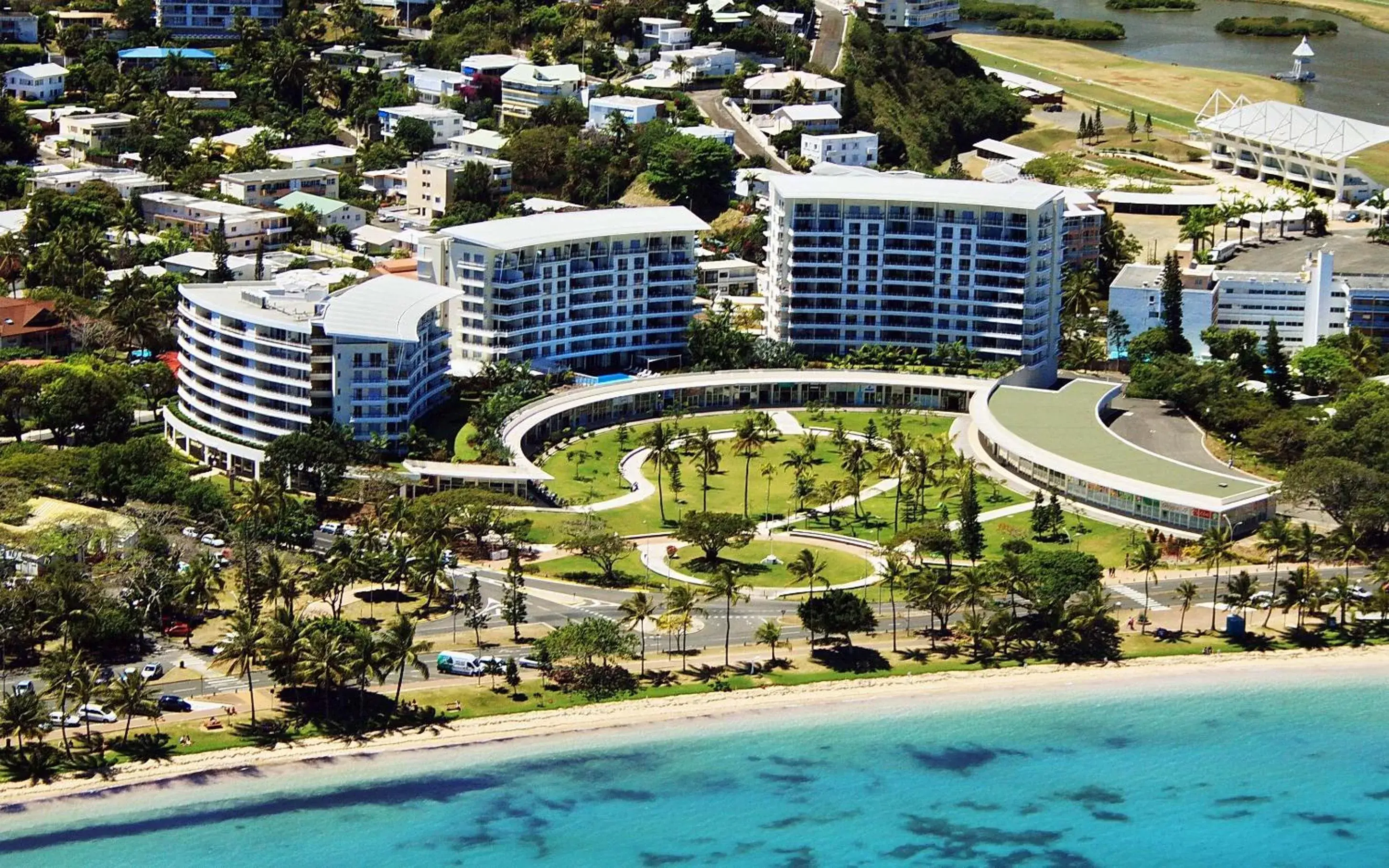 Property building, Bird's-eye View in Hilton Noumea La Promenade Residences