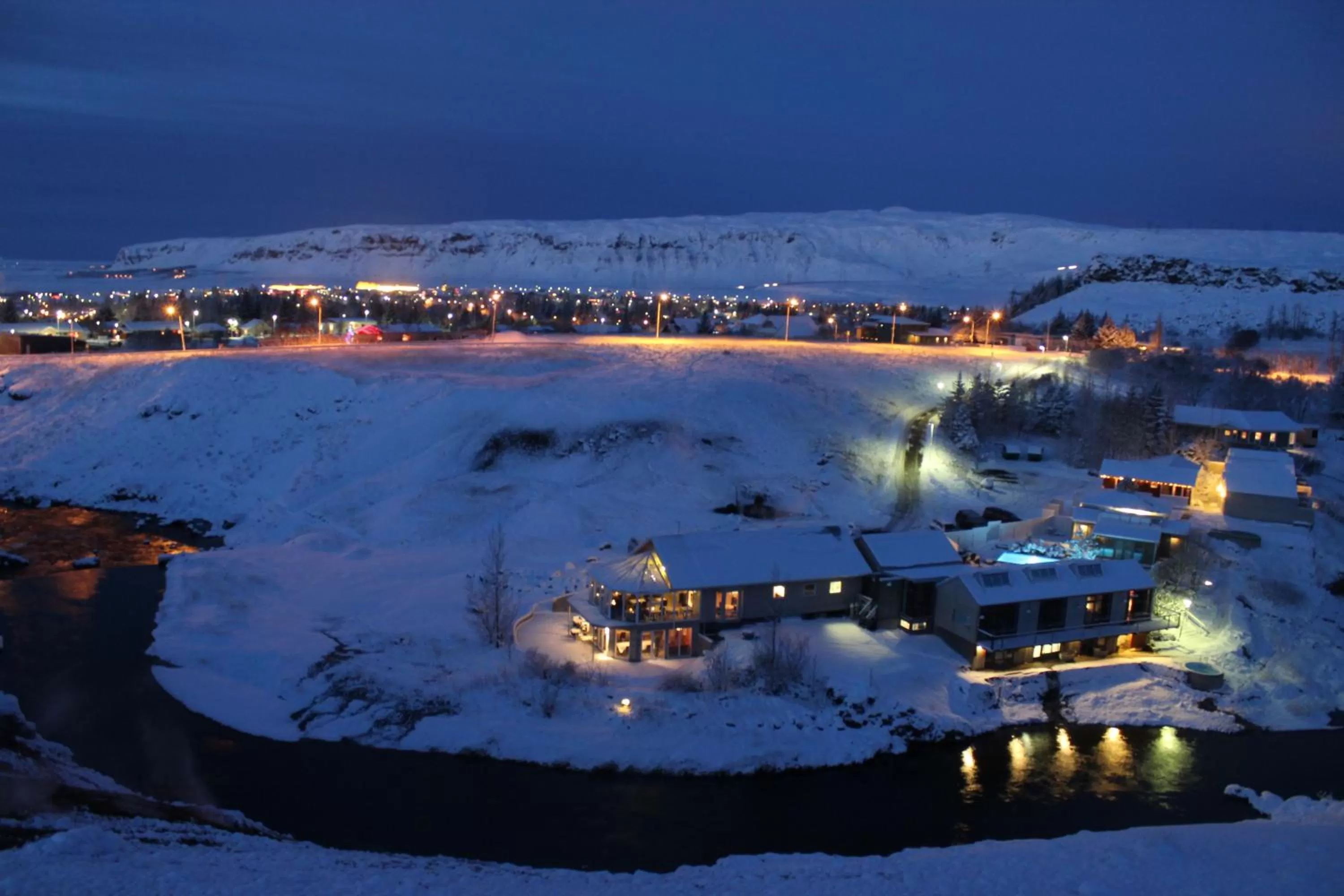Bird's eye view in Frost and Fire Hotel