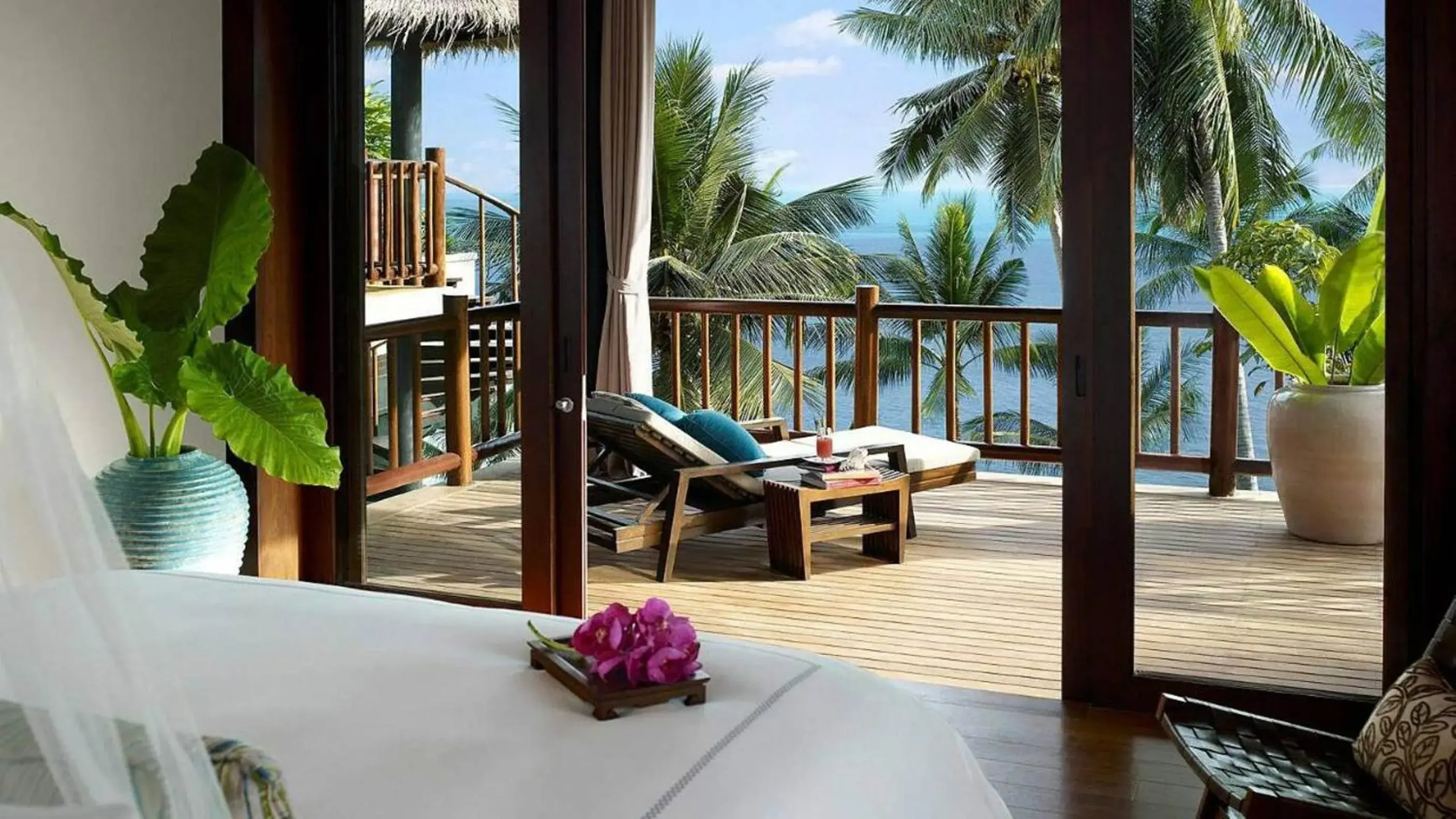 Balcony/Terrace in Four Seasons Resort Koh Samui