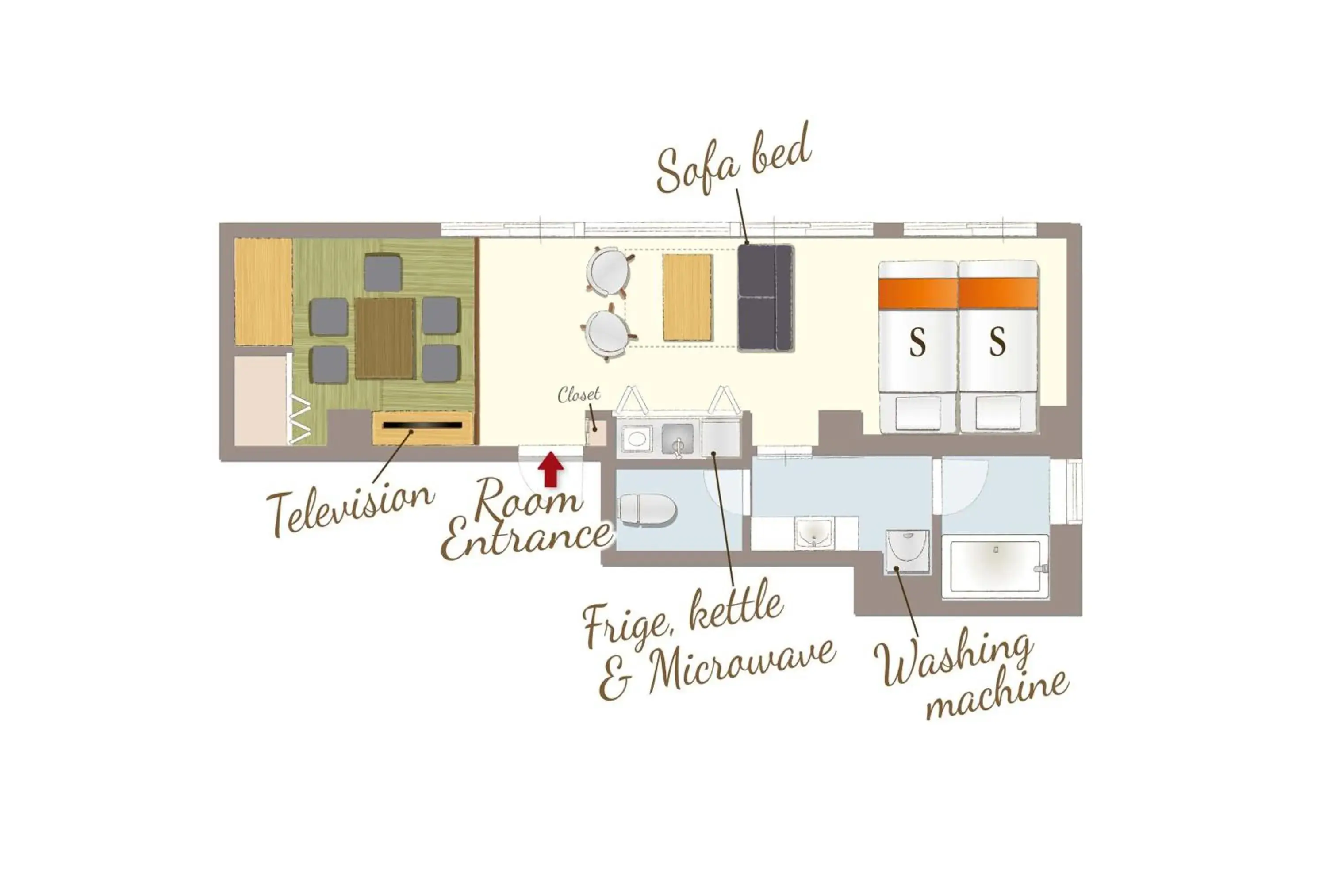 Floor Plan in RESI STAY cotorune KYOTO