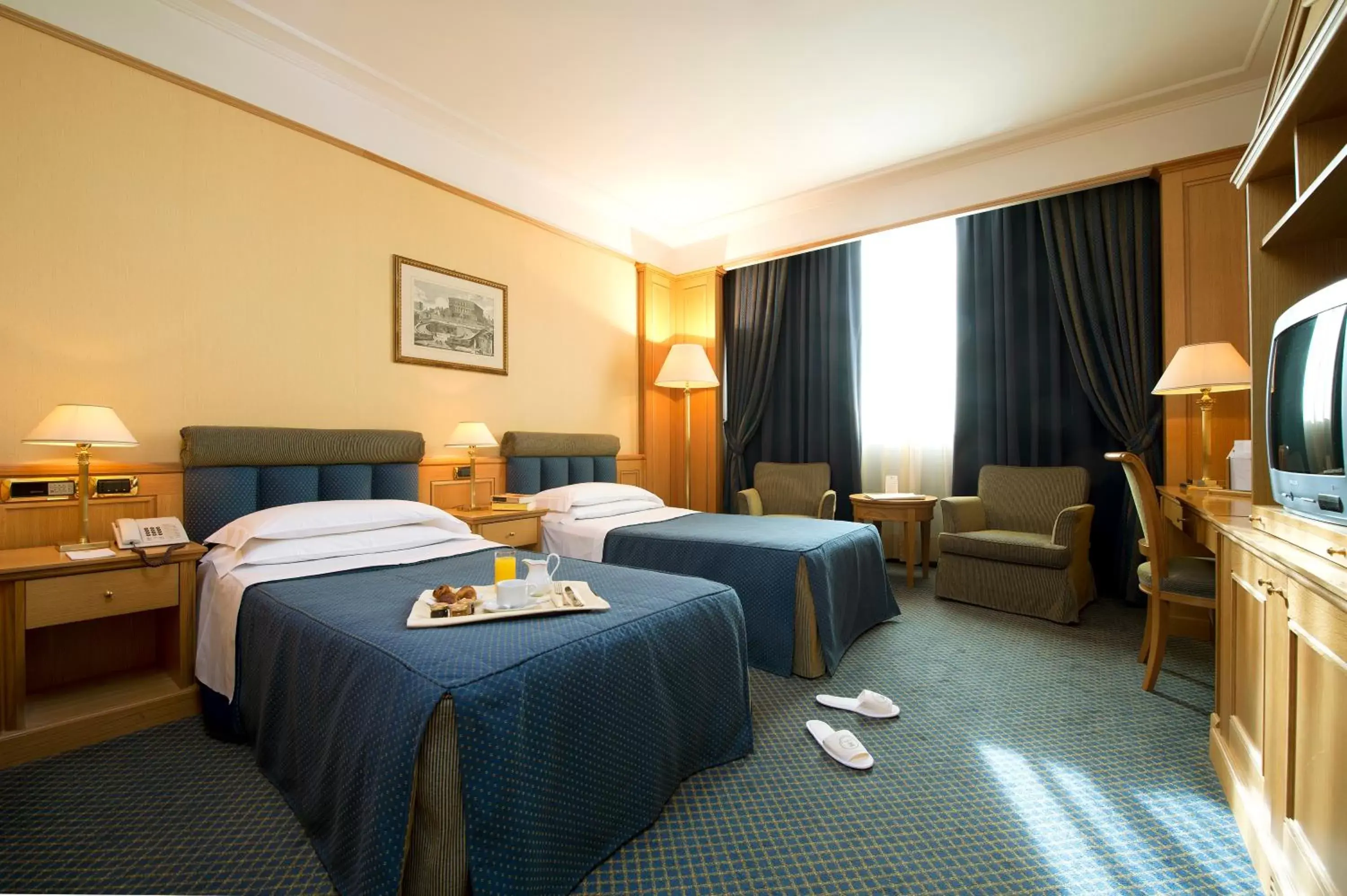 Bed in Grand Hotel Barone Di Sassj