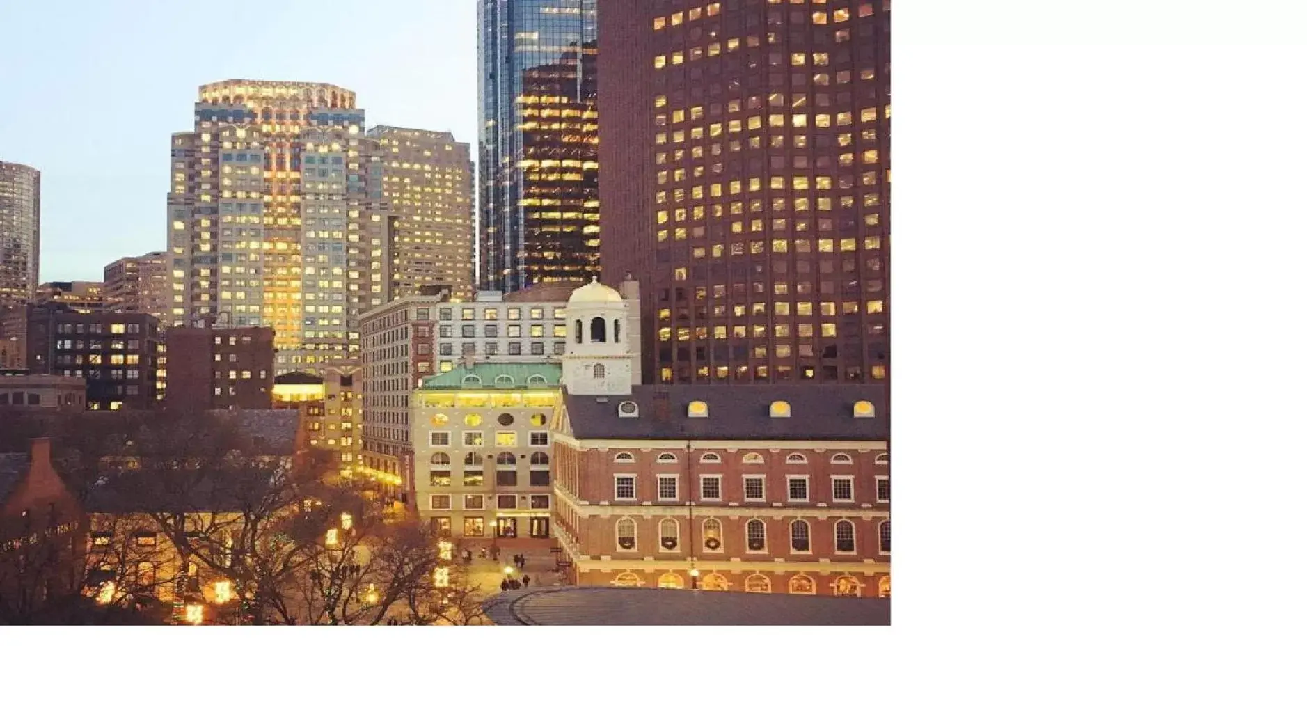 City view in The Bostonian Boston