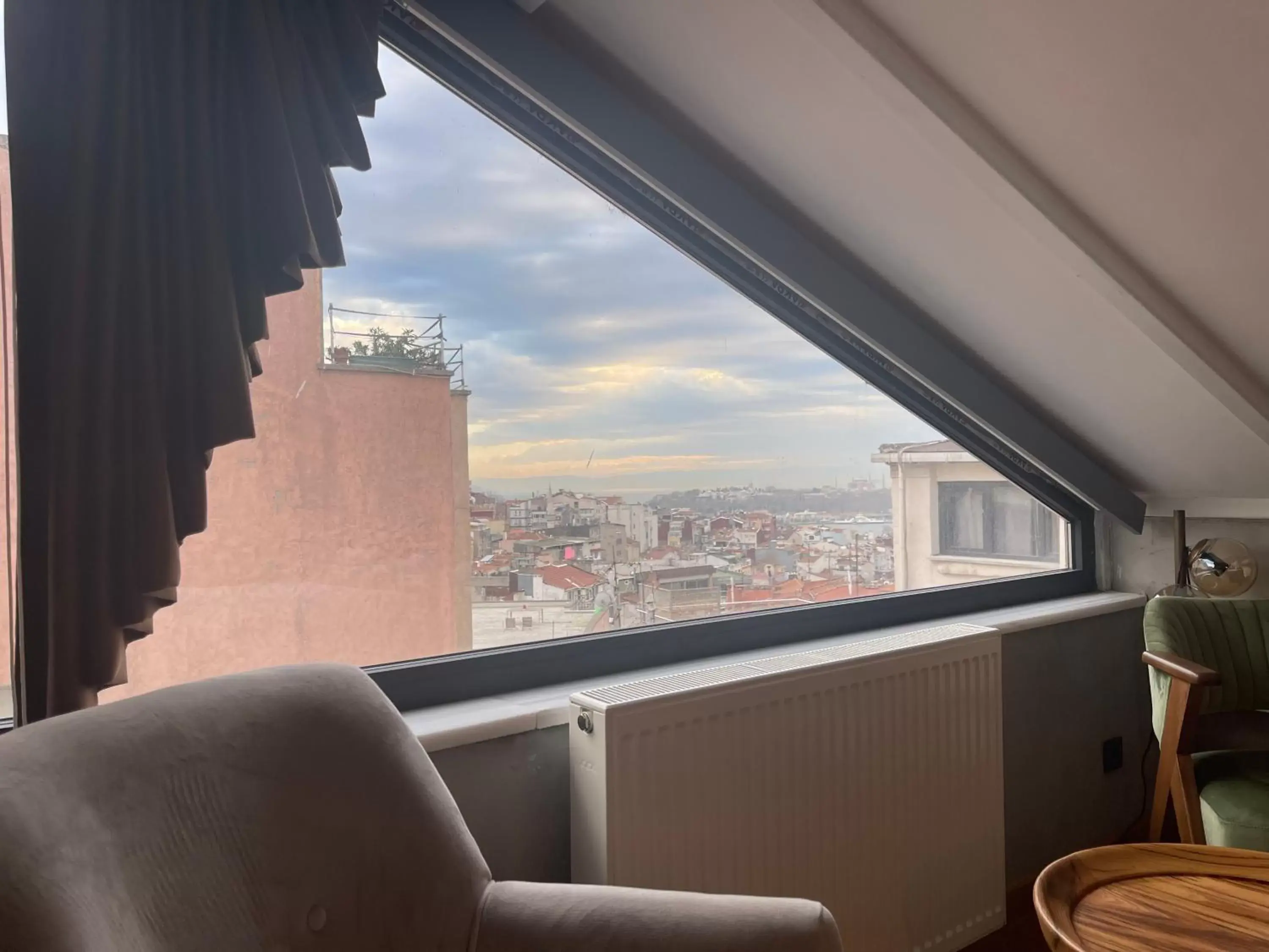 View (from property/room), Balcony/Terrace in Aleksandr Pera Hotel