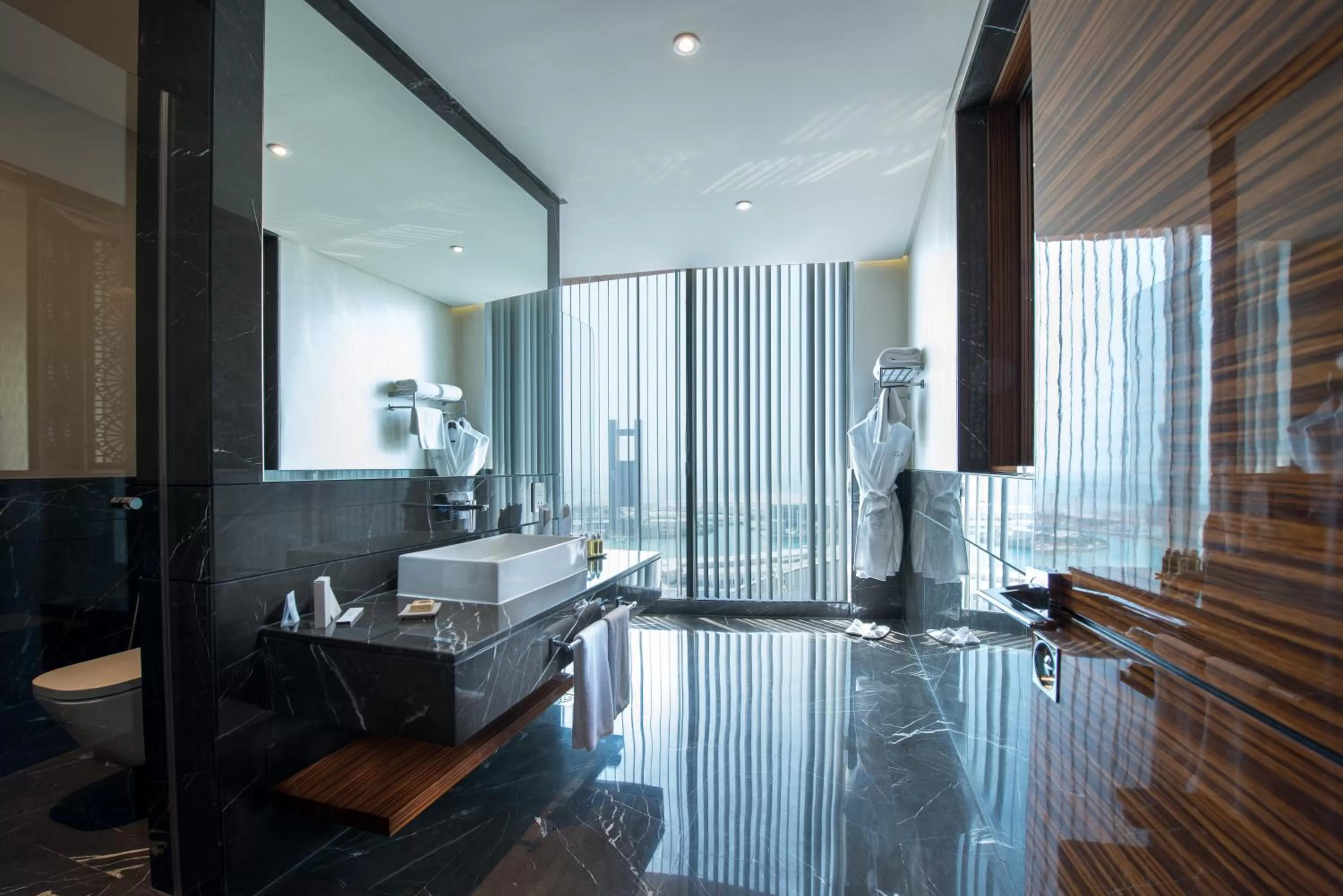 Bathroom in Fraser Suites Diplomatic Area Bahrain