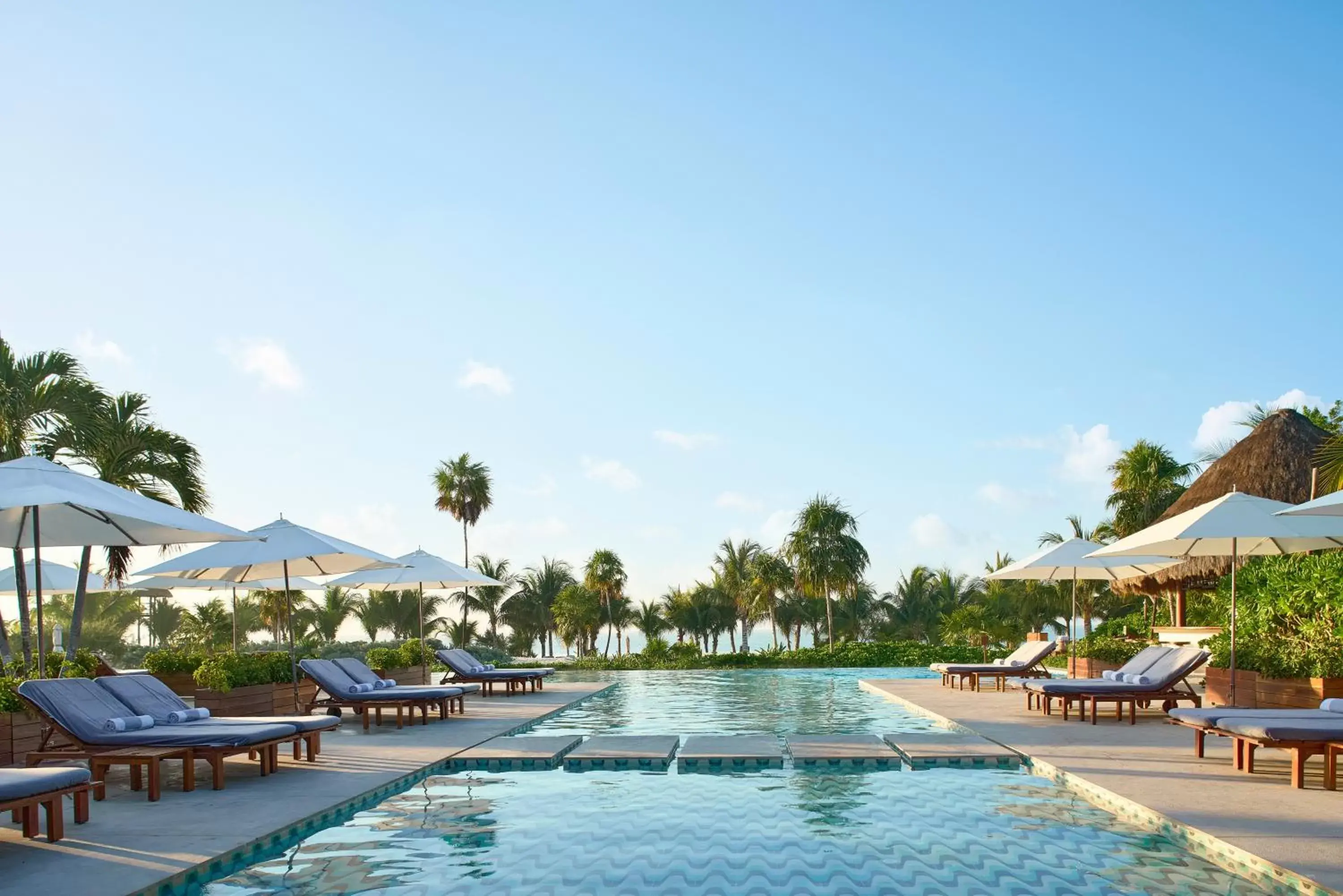 Swimming pool in Chablé Maroma Swimming pool in Chablé Maroma
