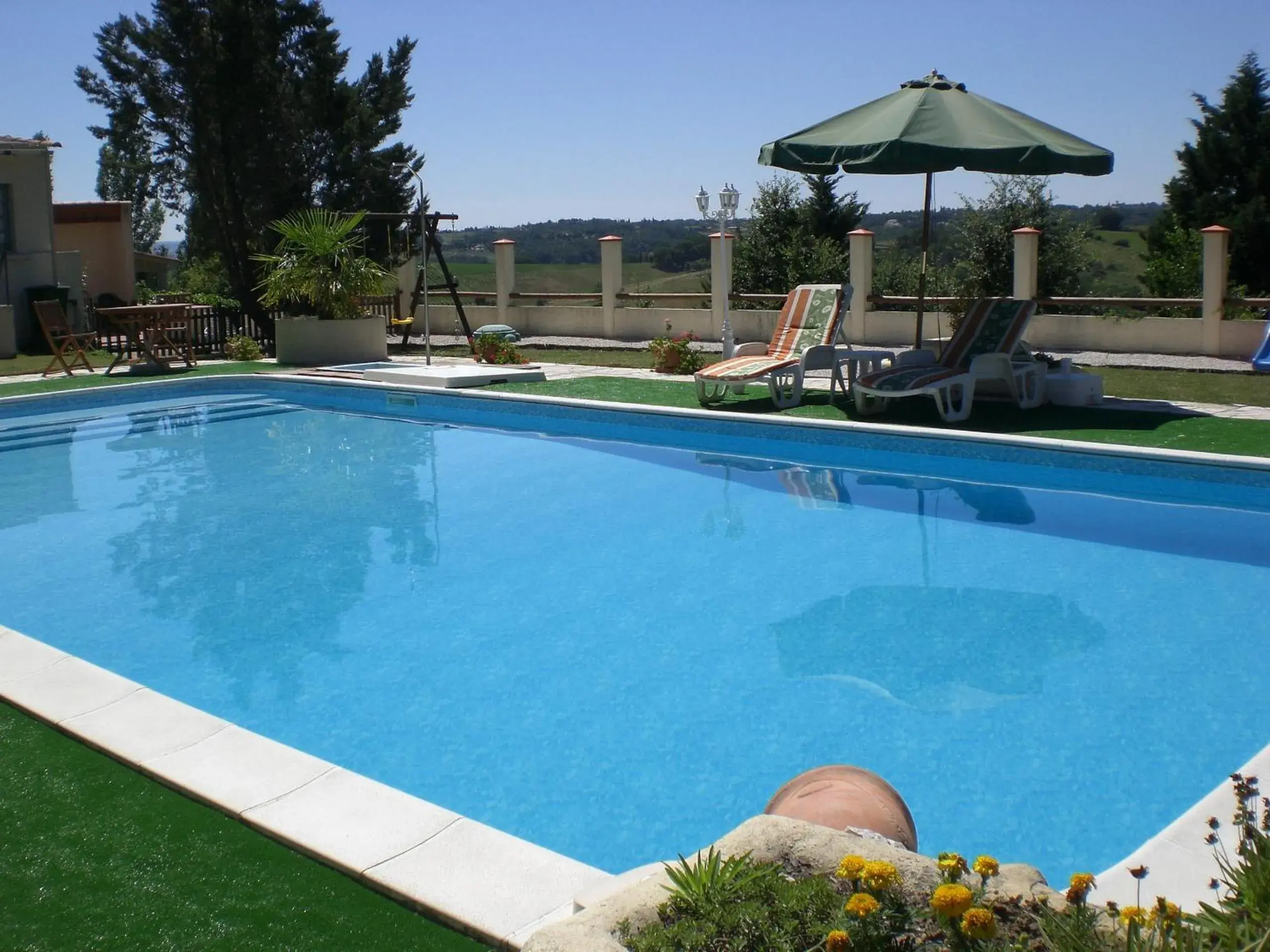 Swimming Pool in Logis des Crêtes de Pignols