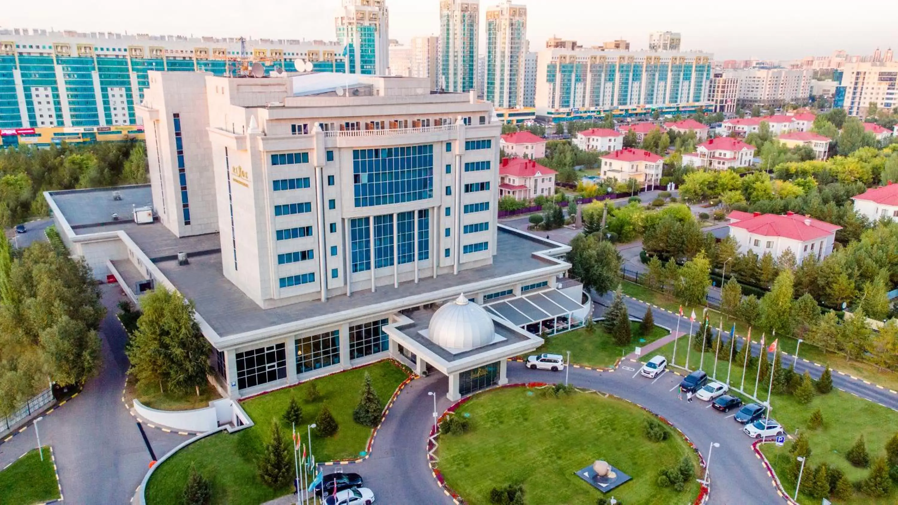 Property building, Bird's-eye View in Rixos President Hotel Astana
