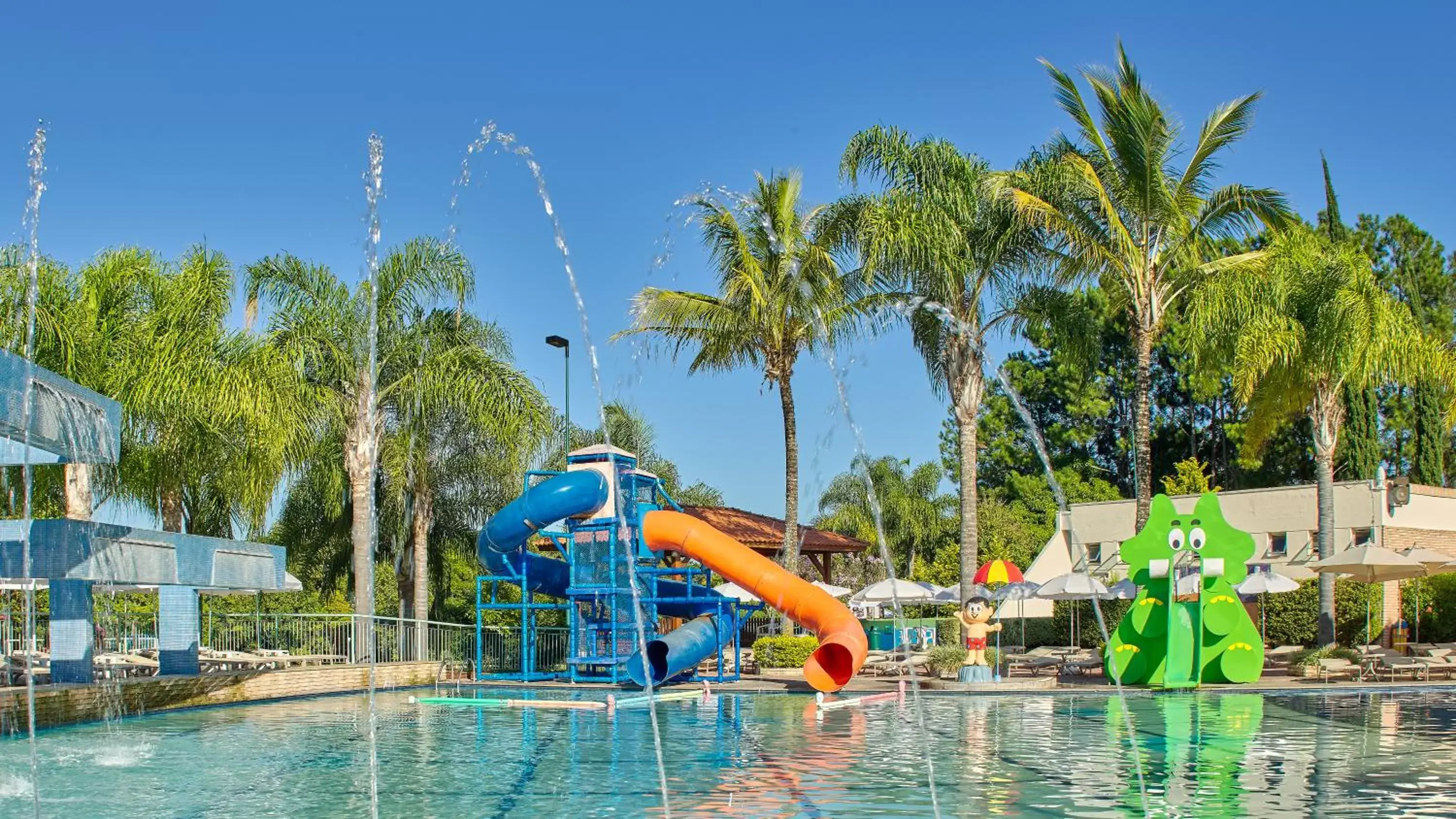 Swimming pool in Bourbon Resort Atibaia Swimming pool in Bourbon Resort Atibaia