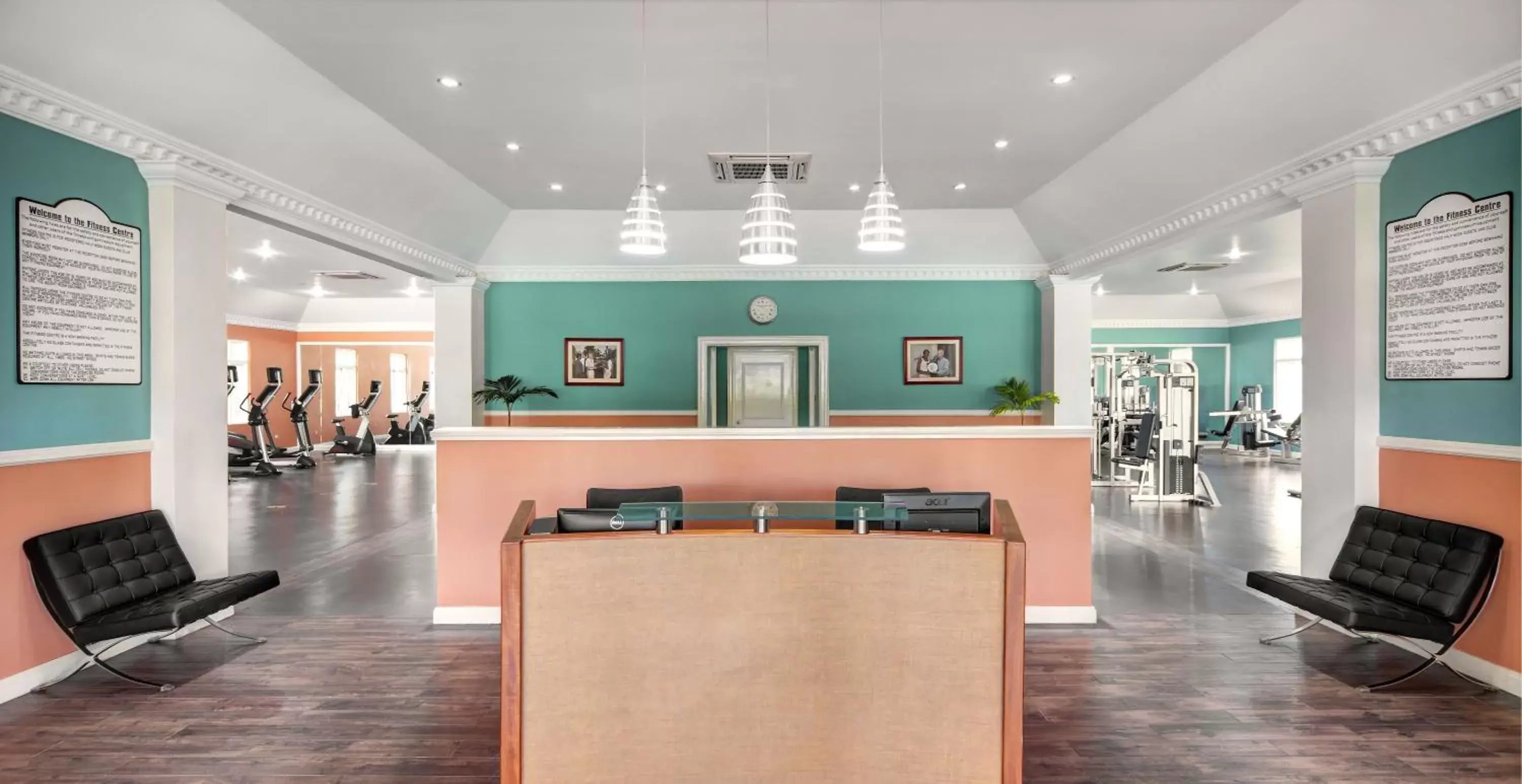 Fitness centre/facilities, Lobby/Reception in Half Moon