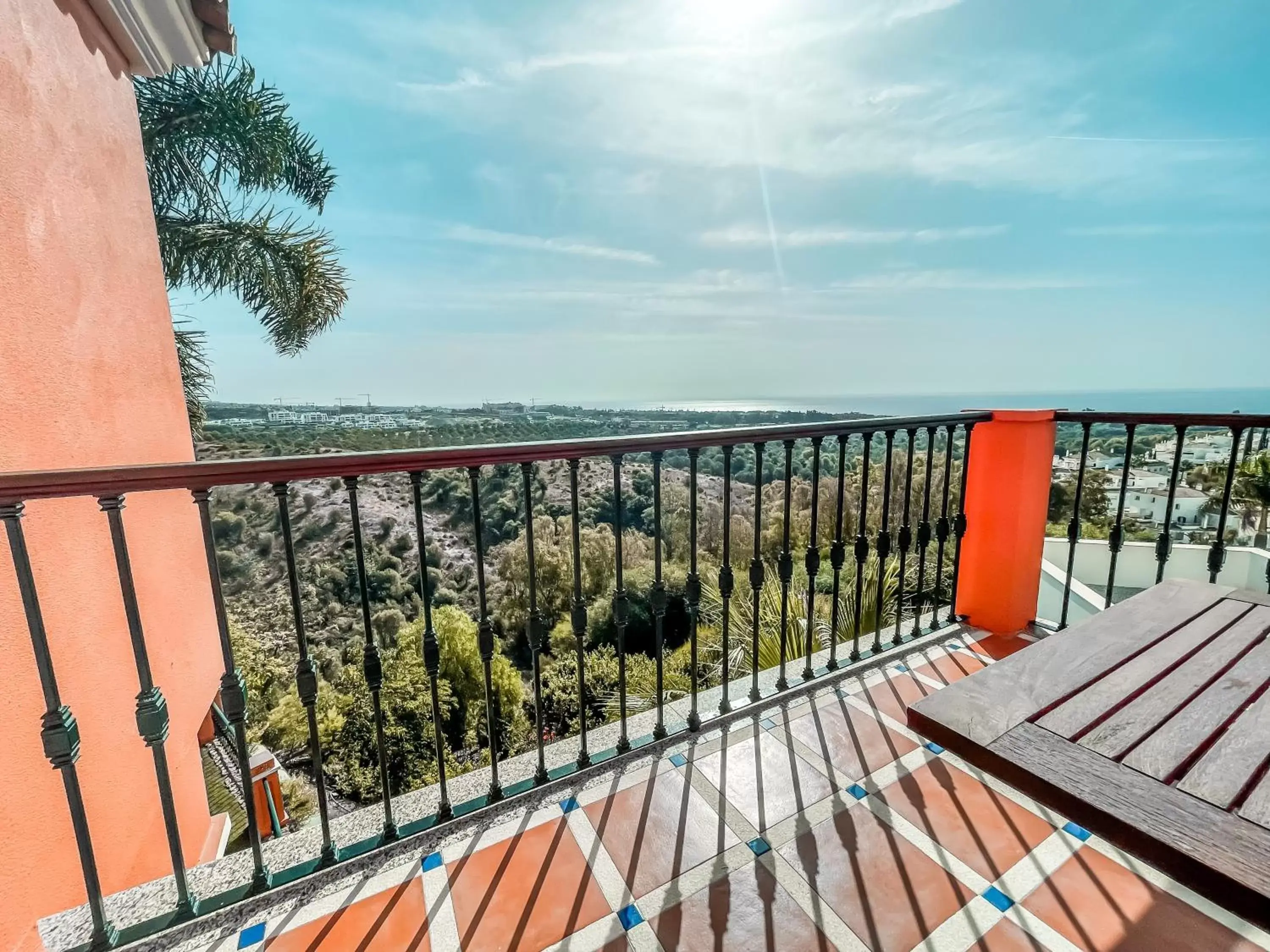 Bird's eye view, Balcony/Terrace in The Marbella Heights Boutique Hotel