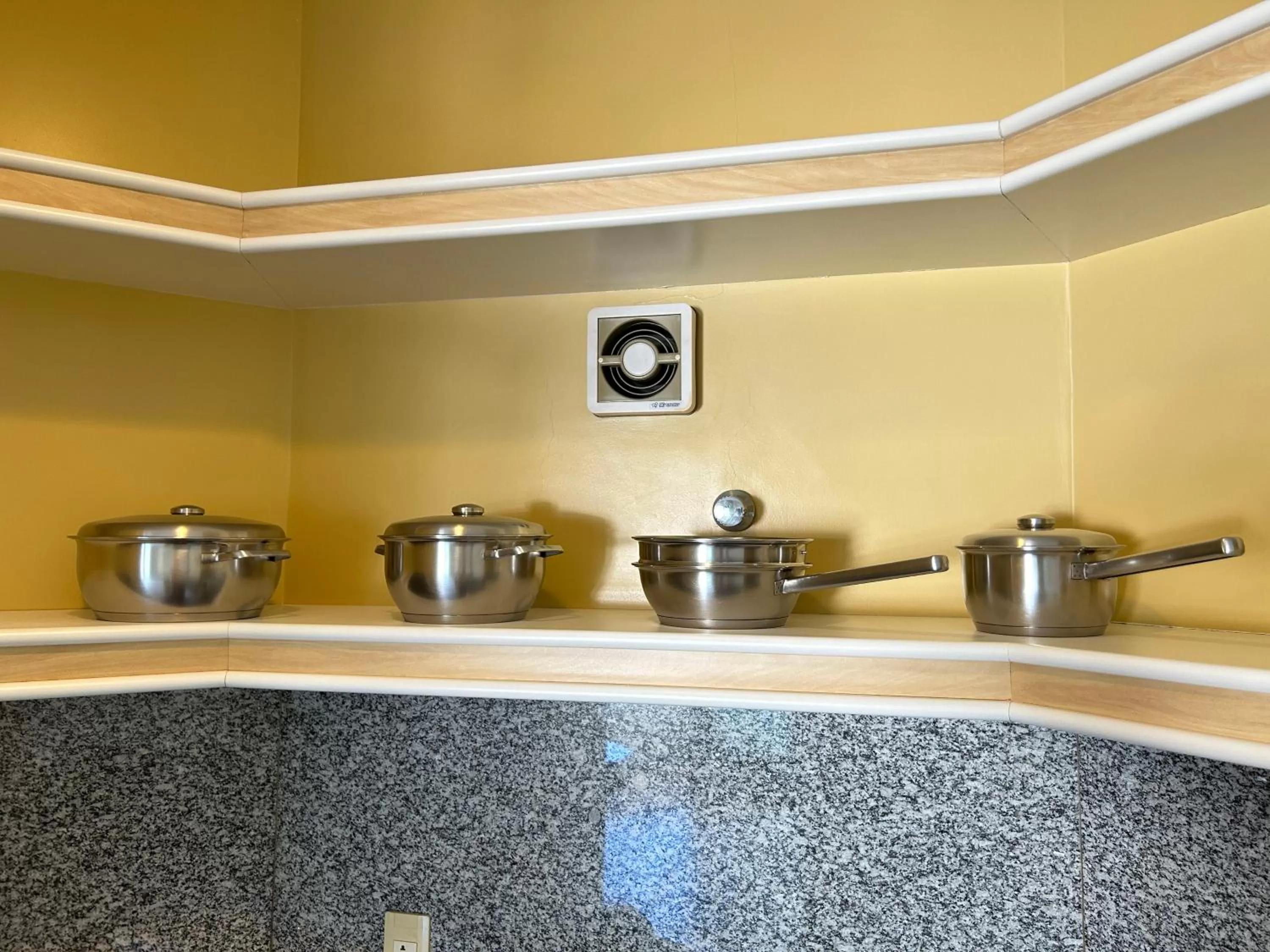 Kitchen or kitchenette in Golfinhos Apart Hotel