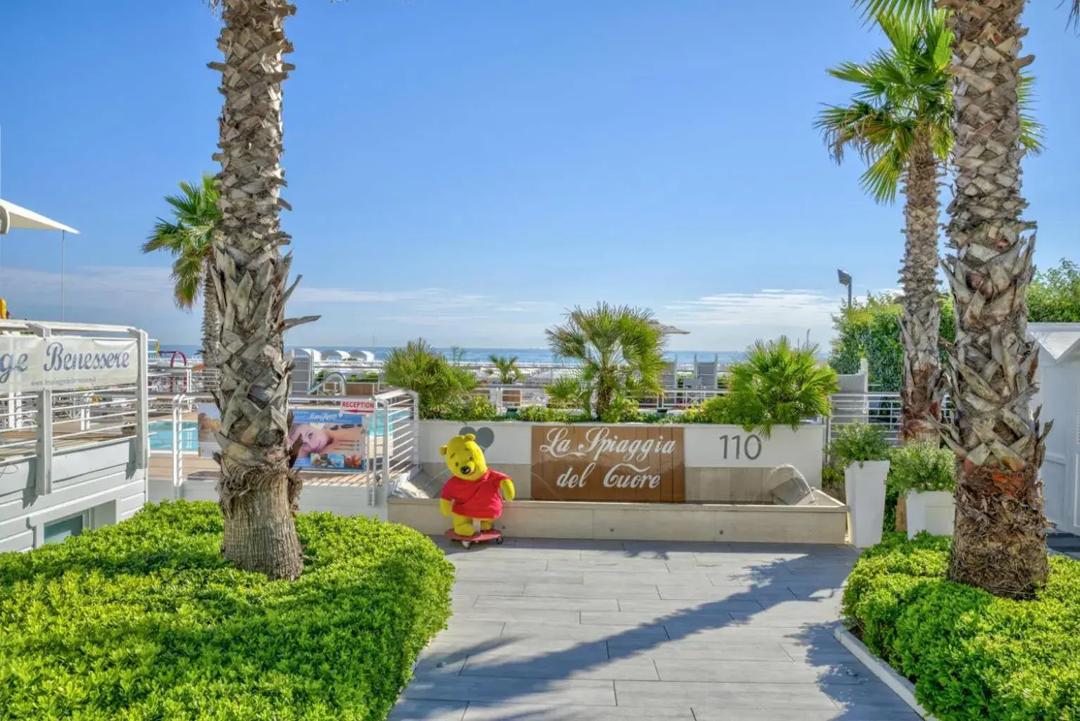 Beach in Hotel Cimarosa