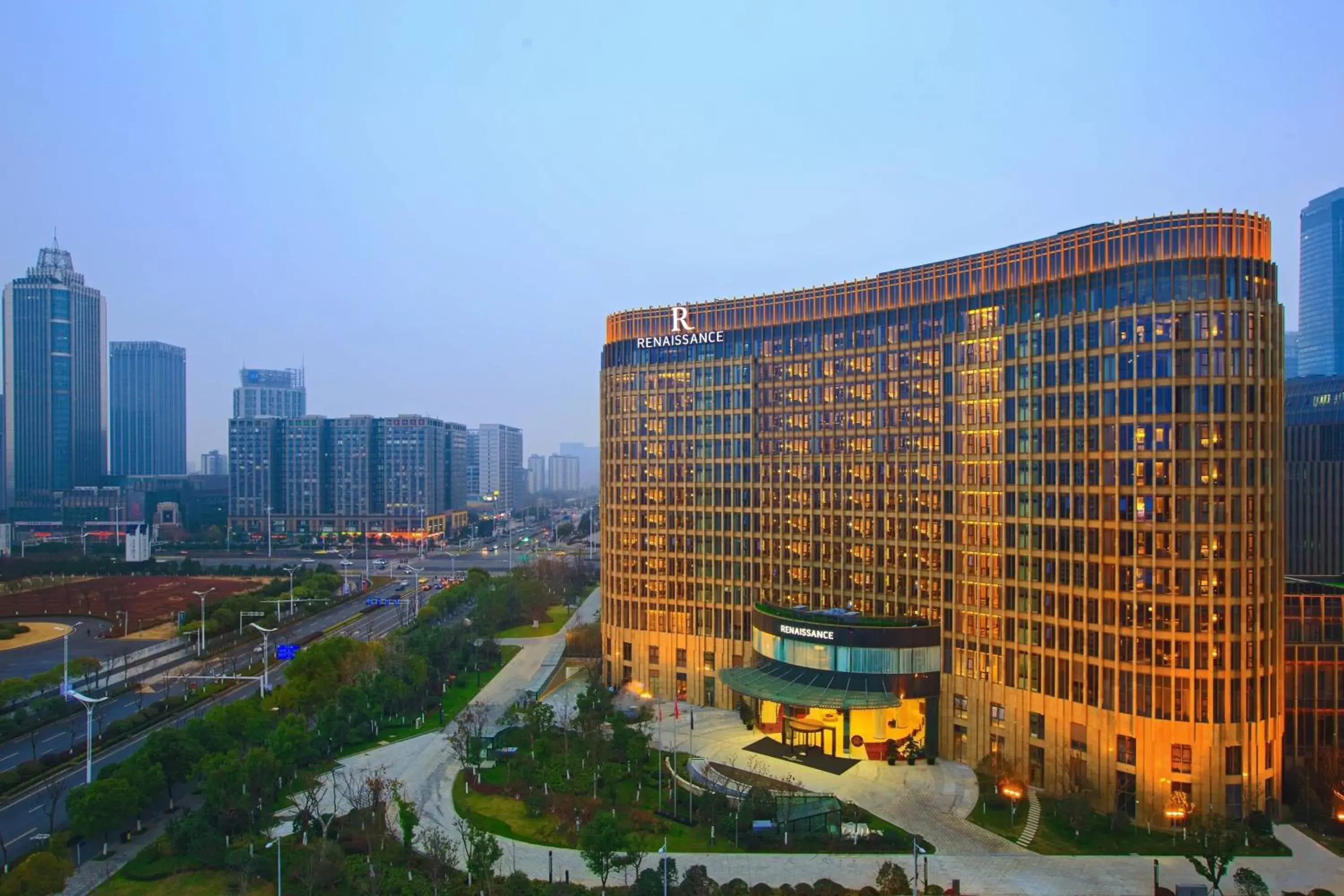 Property building in Renaissance Nanjing Olympic Centre Hotel