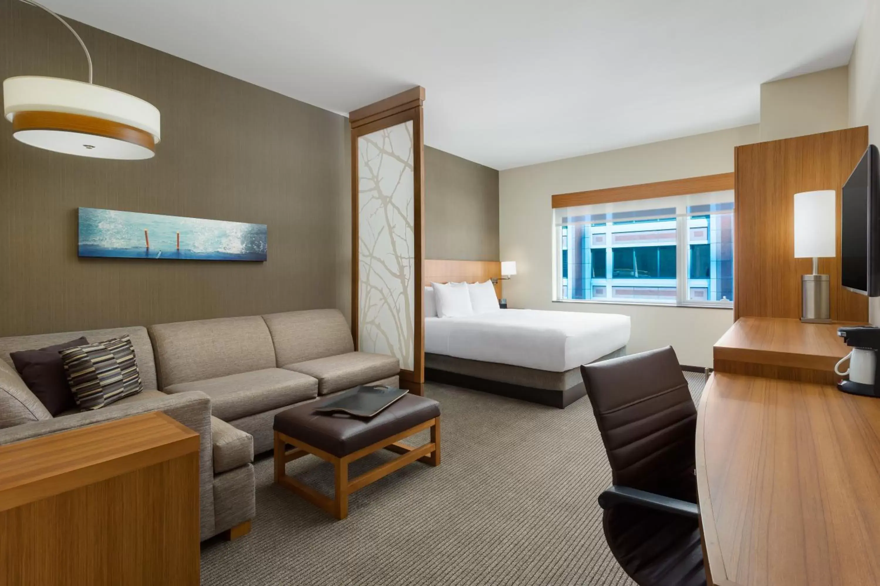 King Room with Sofa Bed and Roll-In Shower - Disability Access in Hyatt Place Chicago/Downtown - The Loop