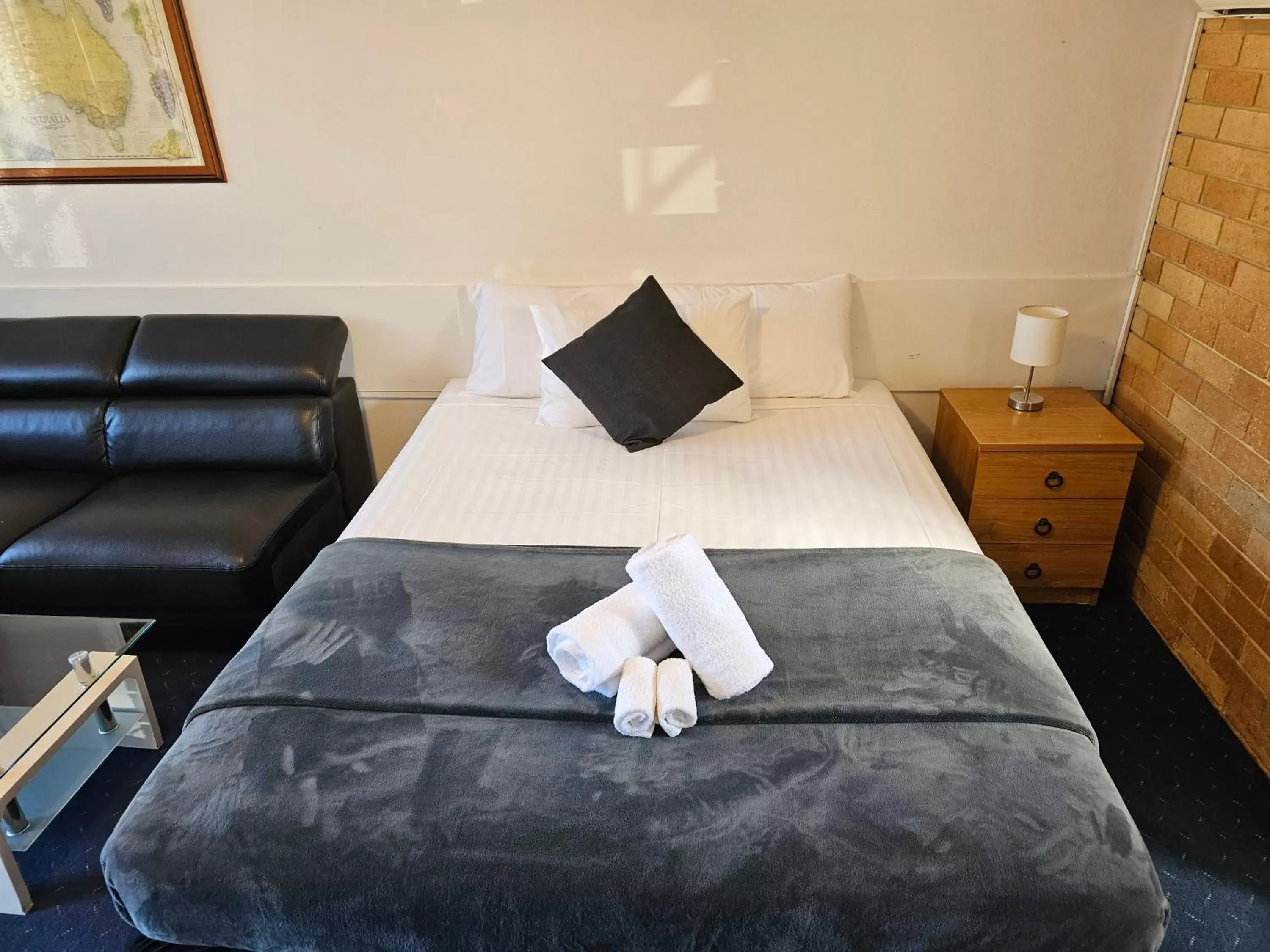 Bedroom, Bed in Hunter Valley Motel