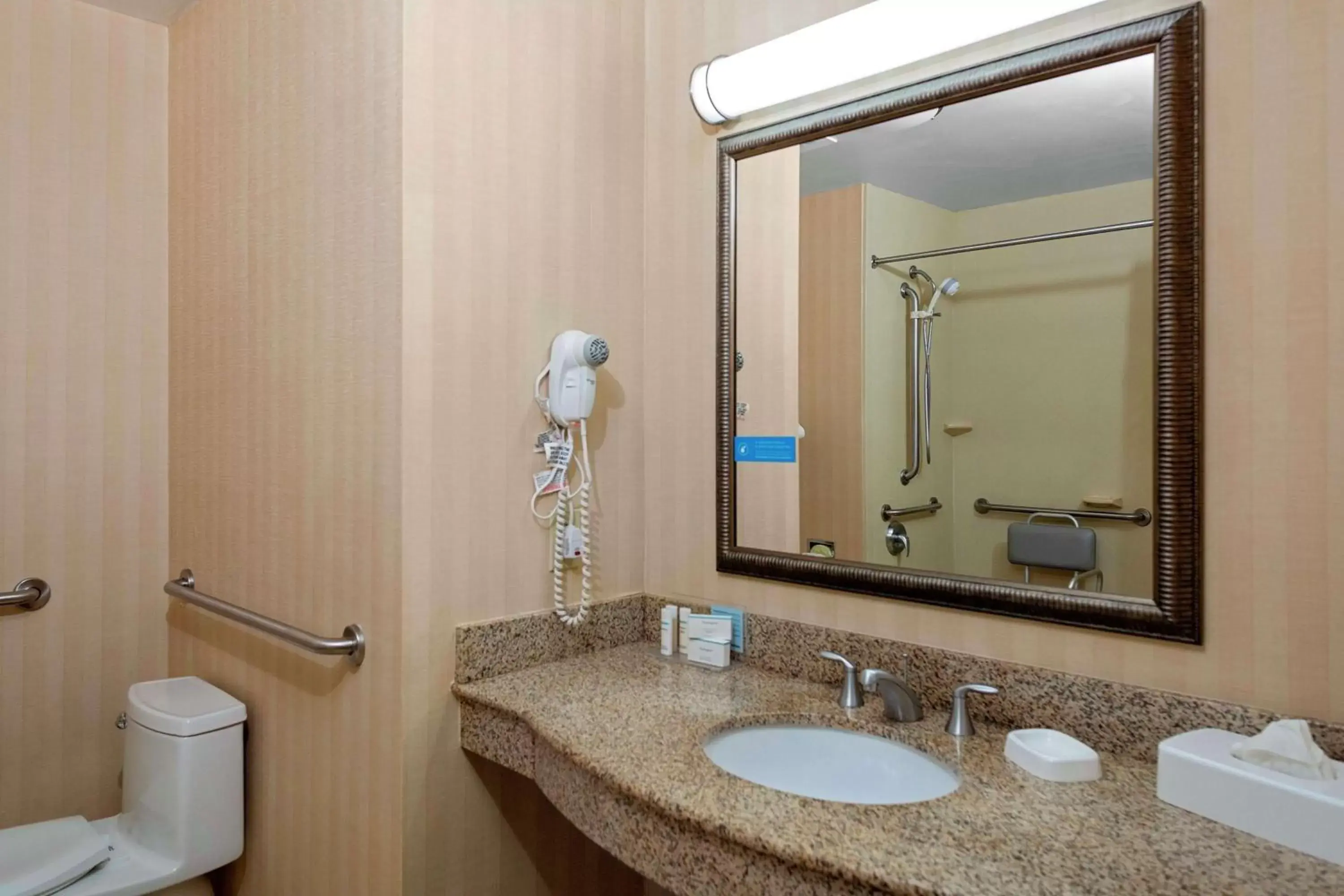 Bathroom in Hampton Inn Atlanta-Fairburn