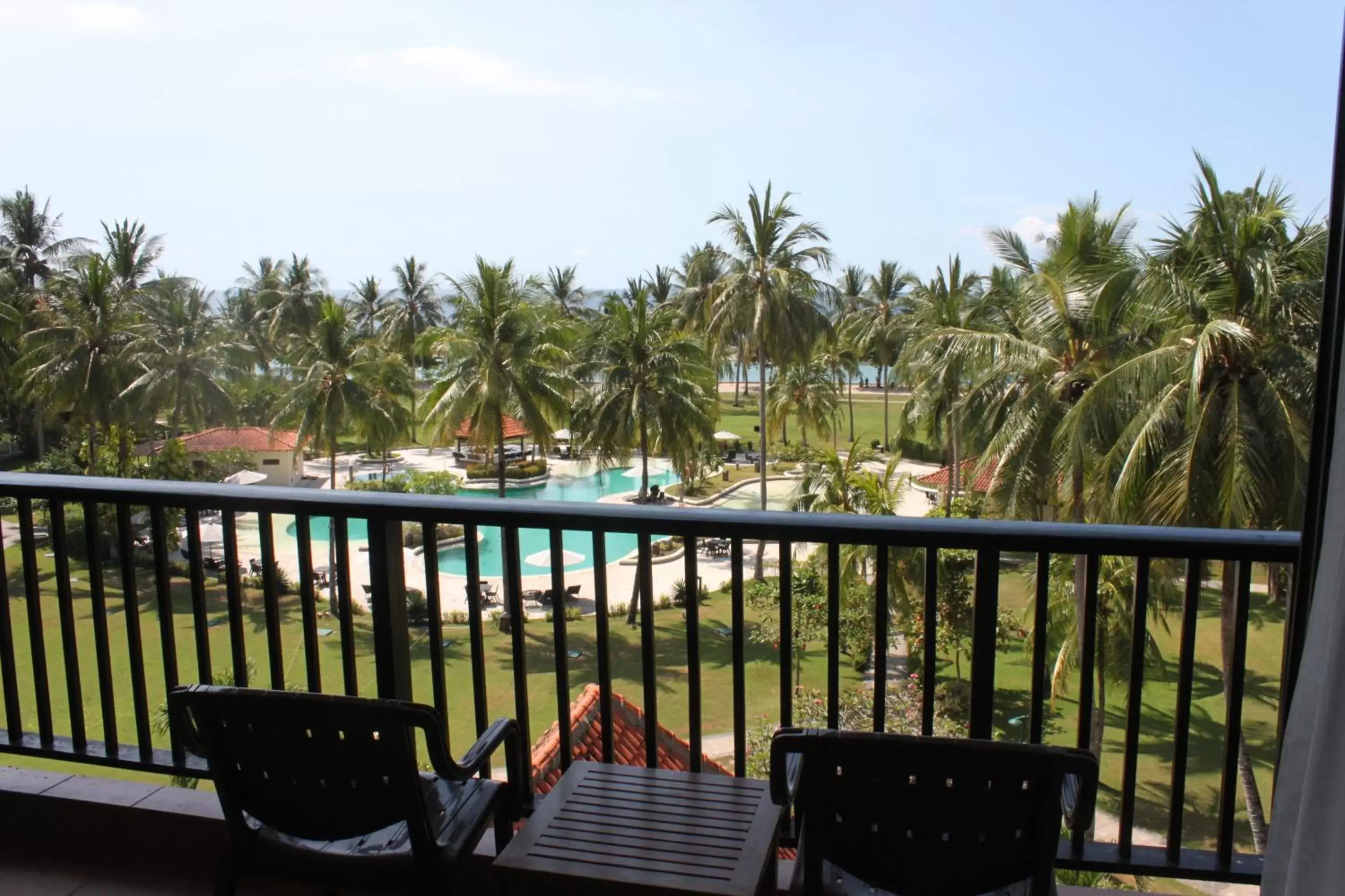 Balcony/Terrace, Pool View in Mercure Manado Tateli Resort and Convention