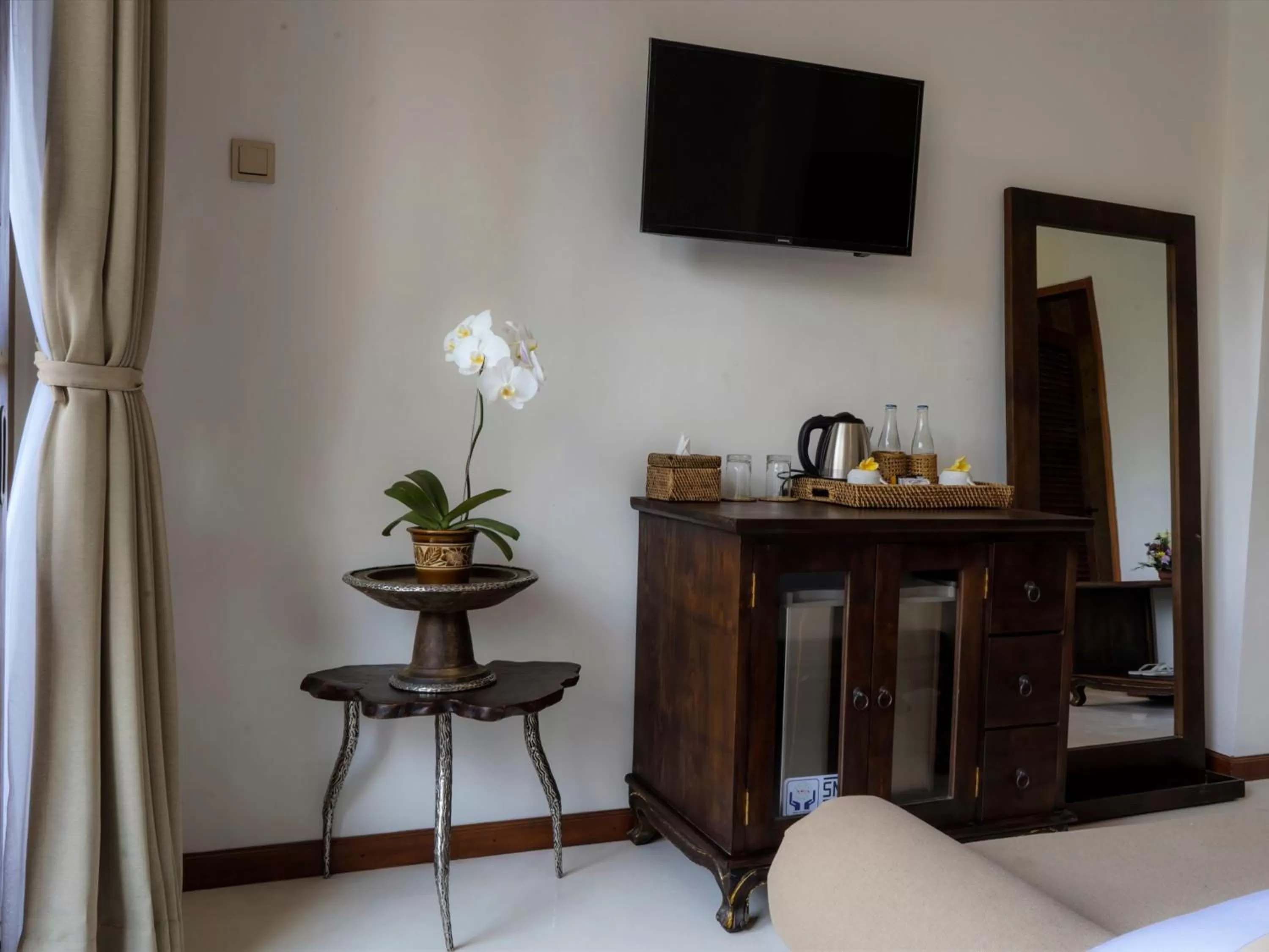 Coffee/tea facilities, Bed in Menzel Ubud