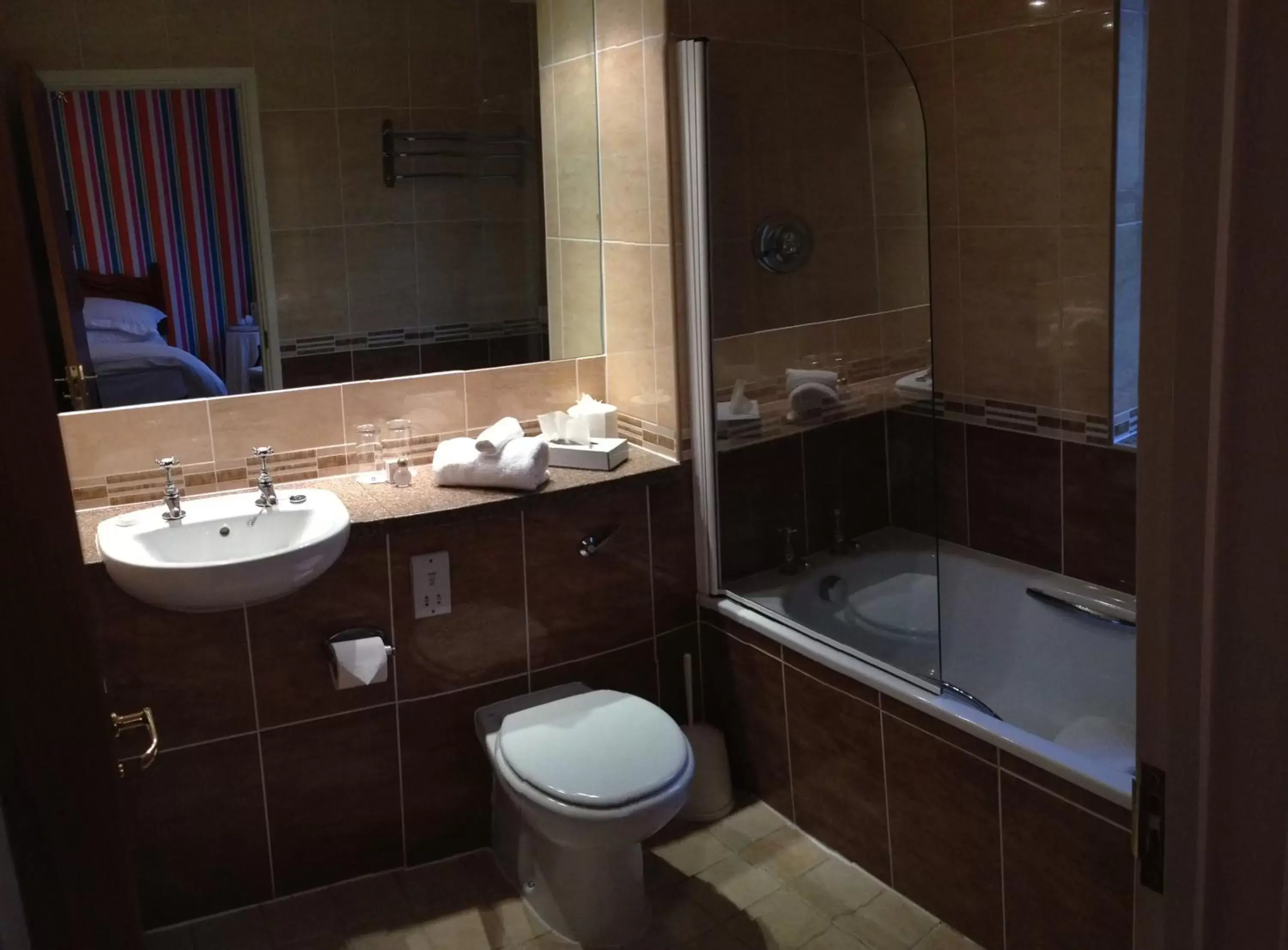 Toilet, Bathroom in Cricklade House Hotel, Sure Hotel Collection by Best Western