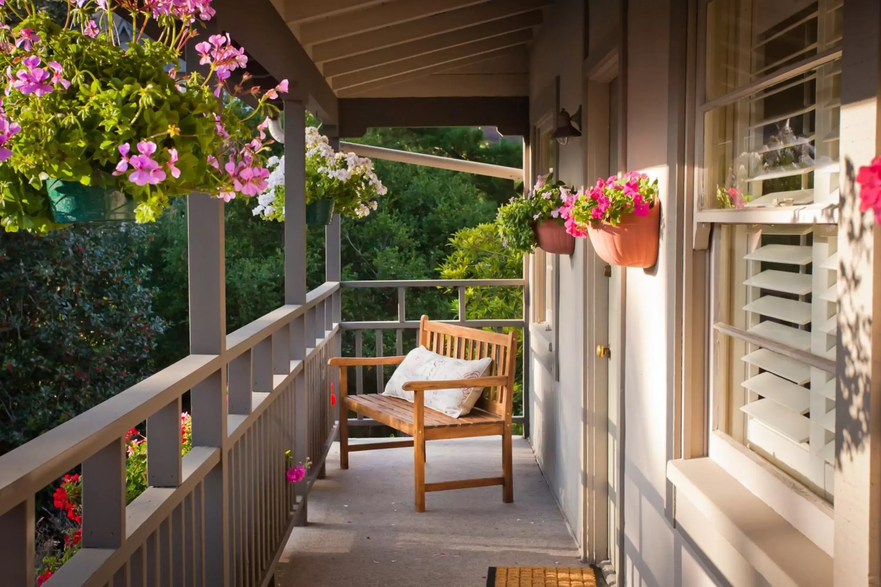 Balcony/Terrace in Carmel Country Inn