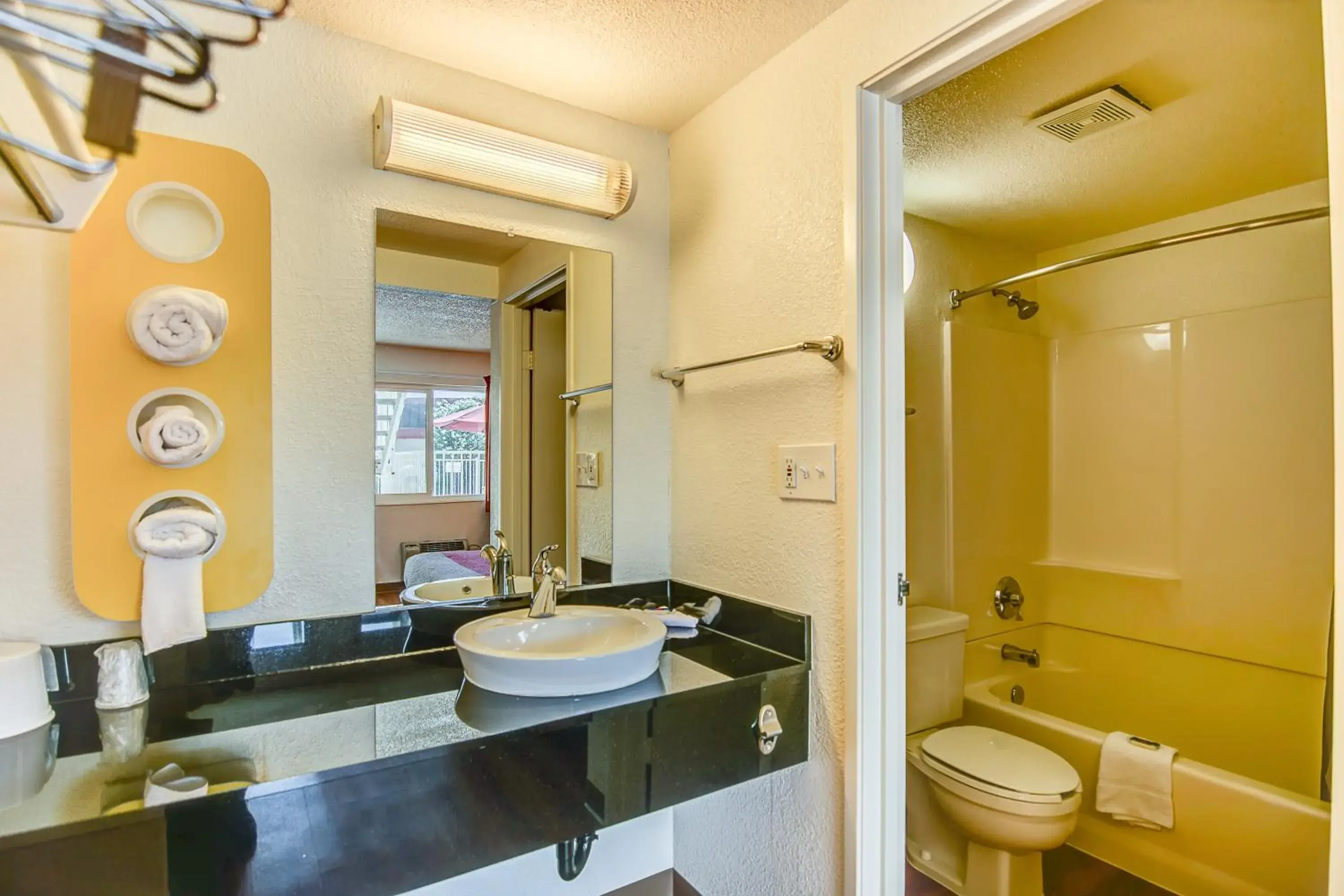 Bathroom in Motel 6-Stockton, CA - Charter Way West