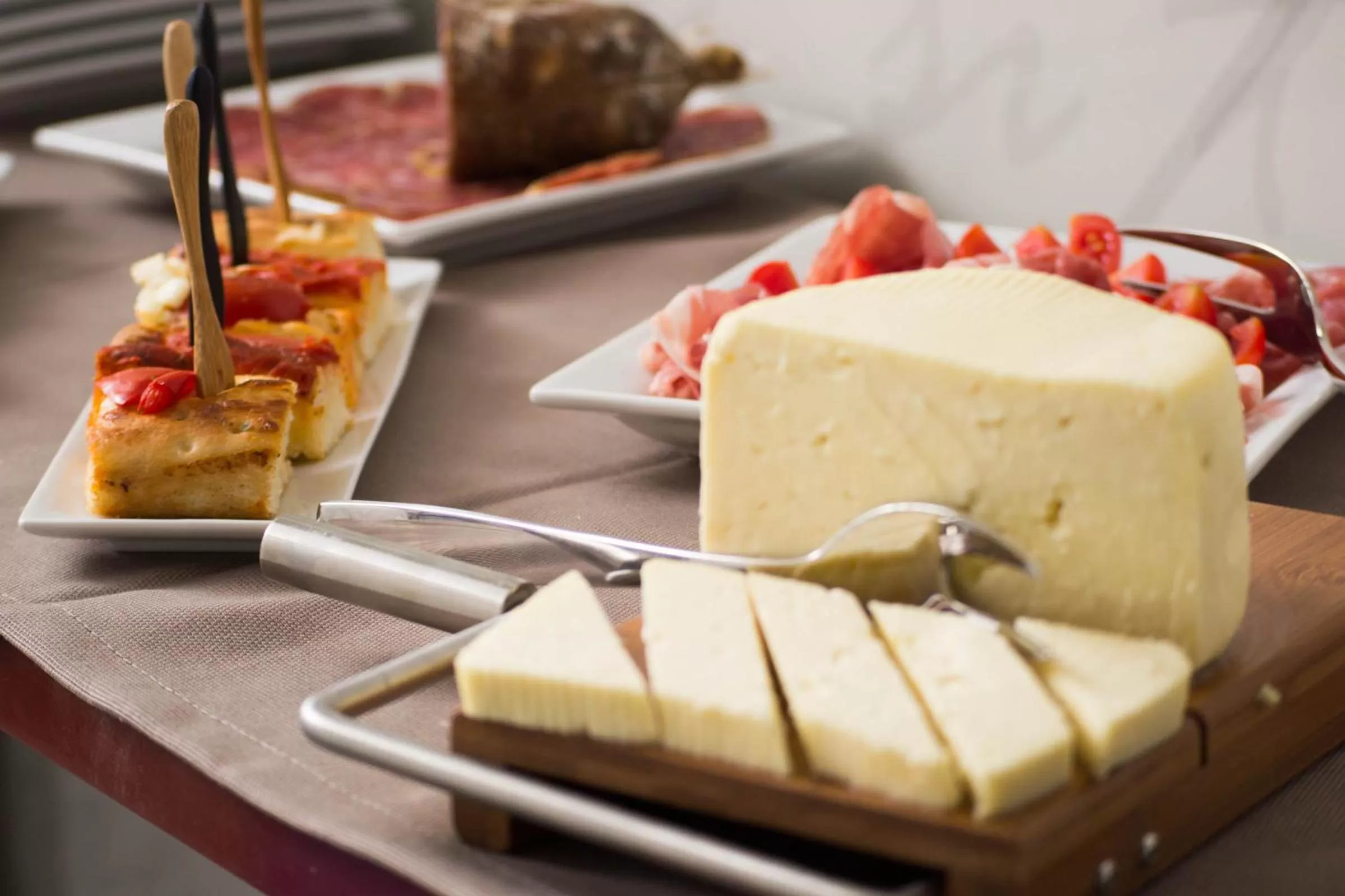 Food close-up in Hotel Santa Brigida