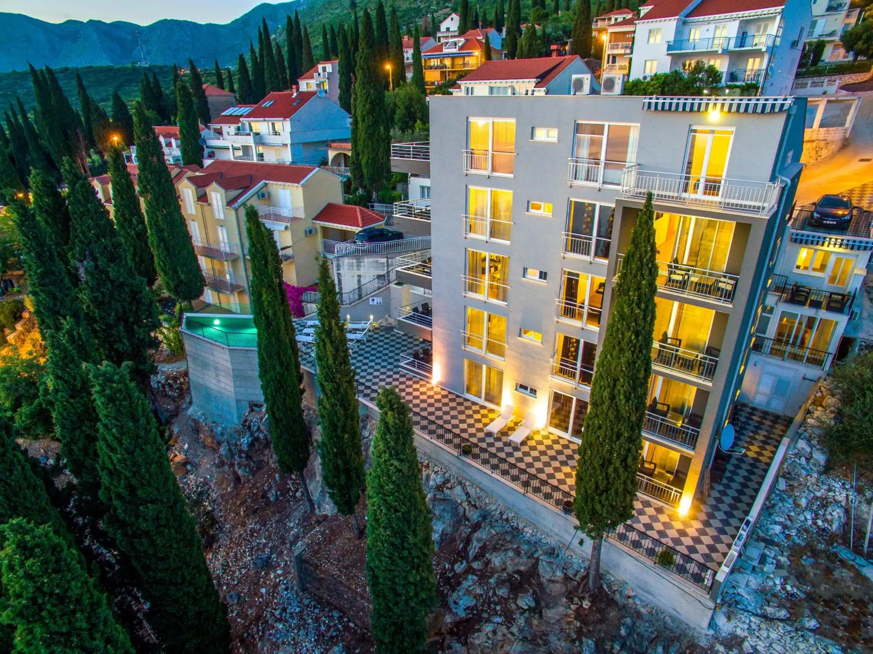 Property building, Bird's-eye View in Apartments Didan