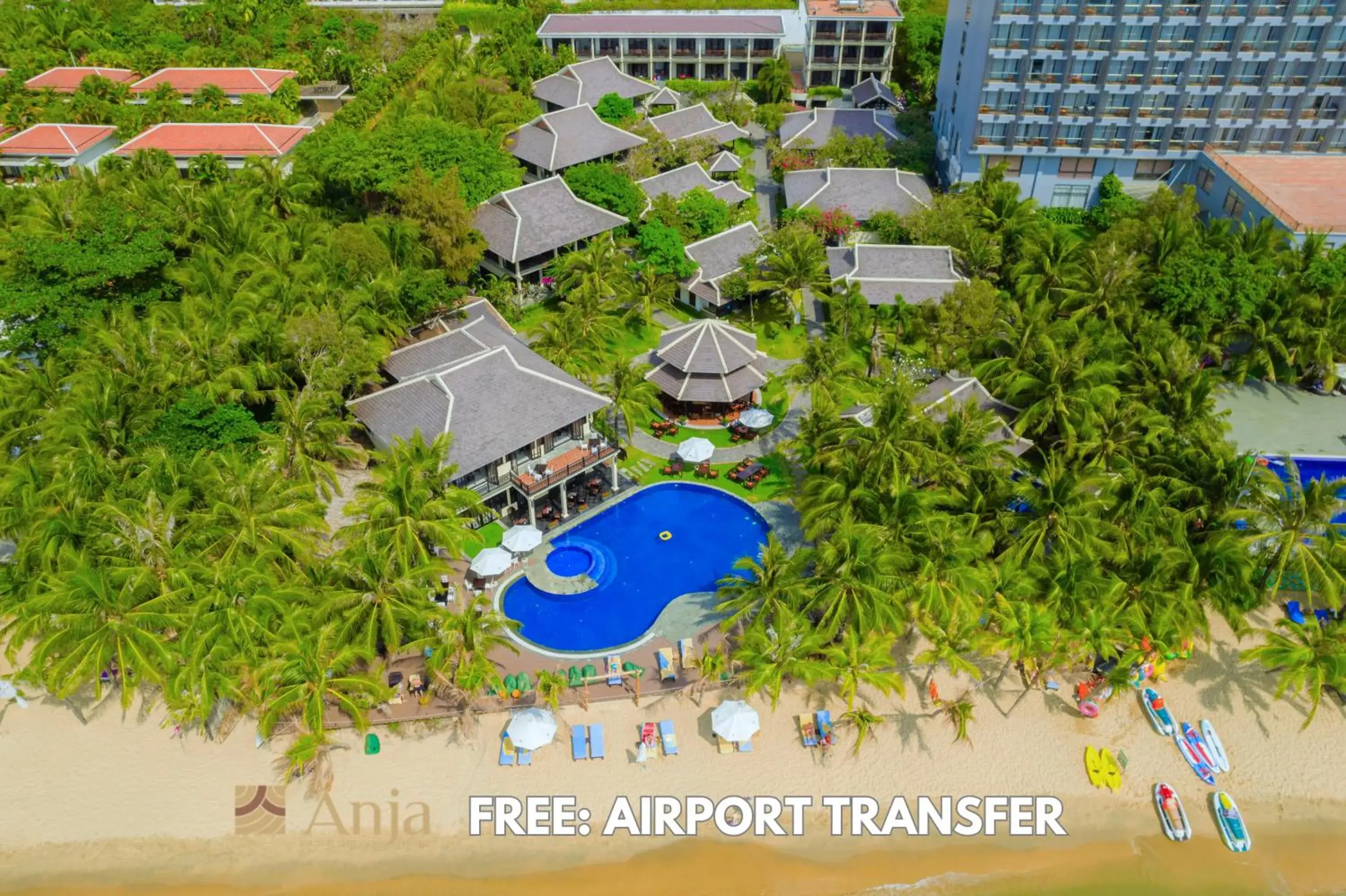 Property building, Bird's-eye View in Anja Beach Resort & Spa