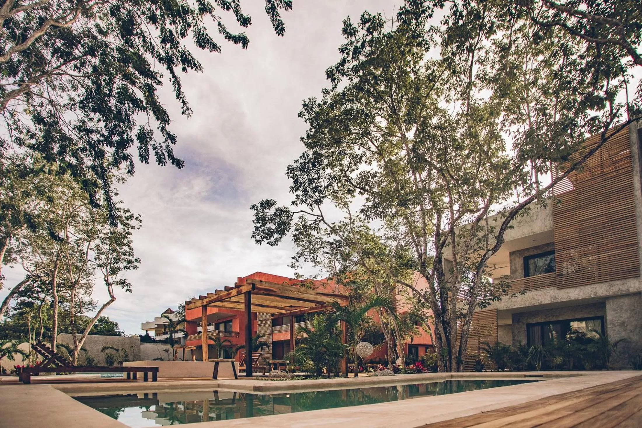 Swimming pool in Panacea Condo Tulum