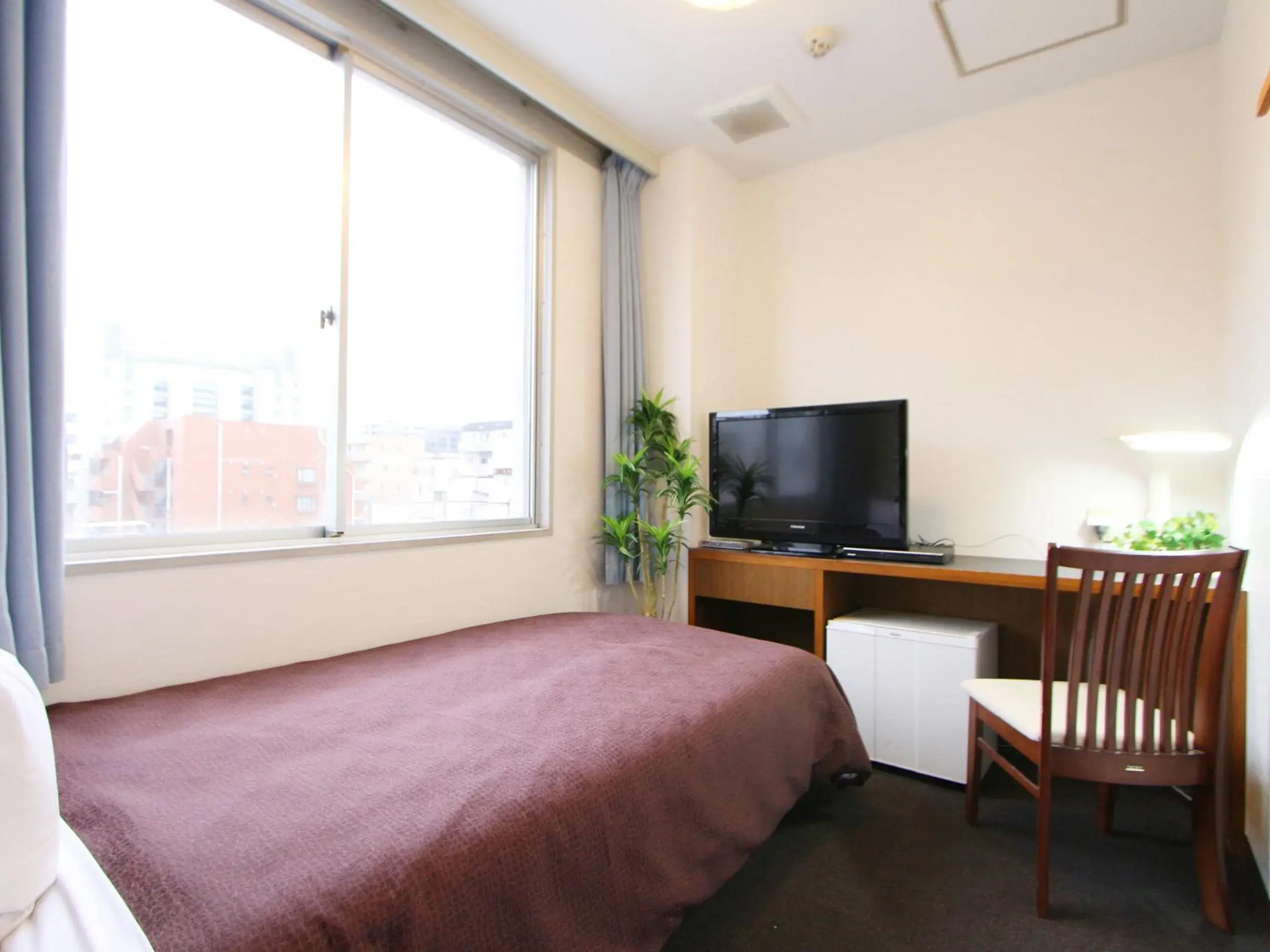 Photo of the whole room, TV/Entertainment Center in HOTEL LiVEMAX BUDGET Tokyo Kiba