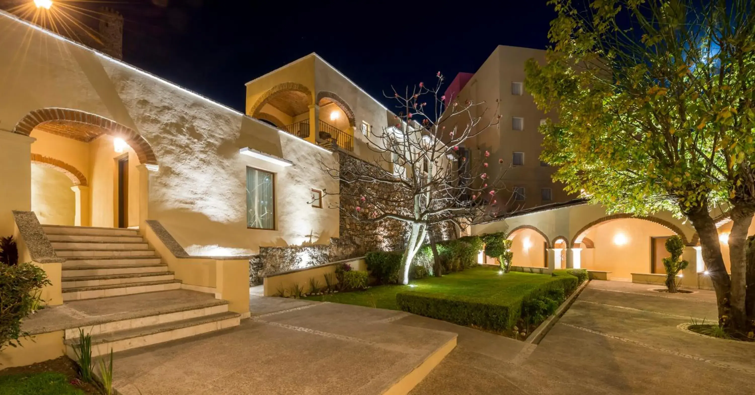 Garden, Property Building in Hotel Ex-Hacienda San Xavier