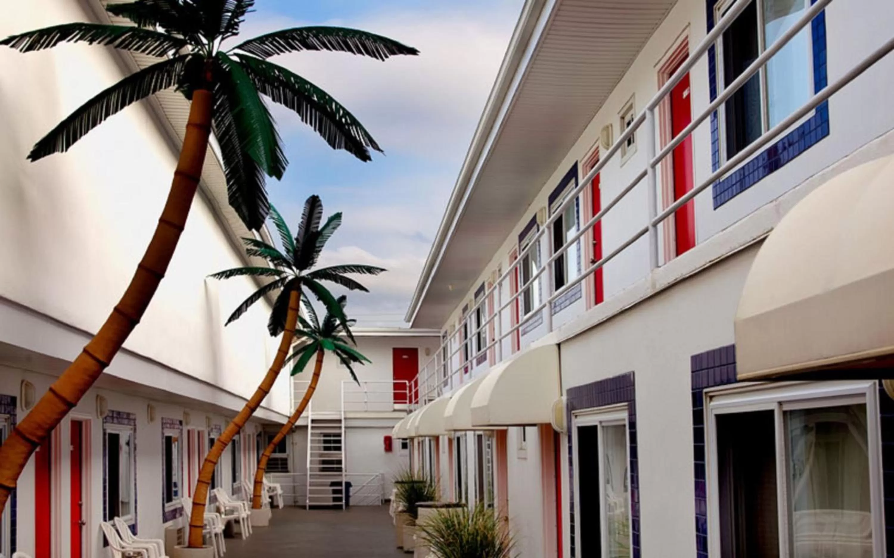 Balcony/Terrace in Heart of Wildwood Boardwalk Motel