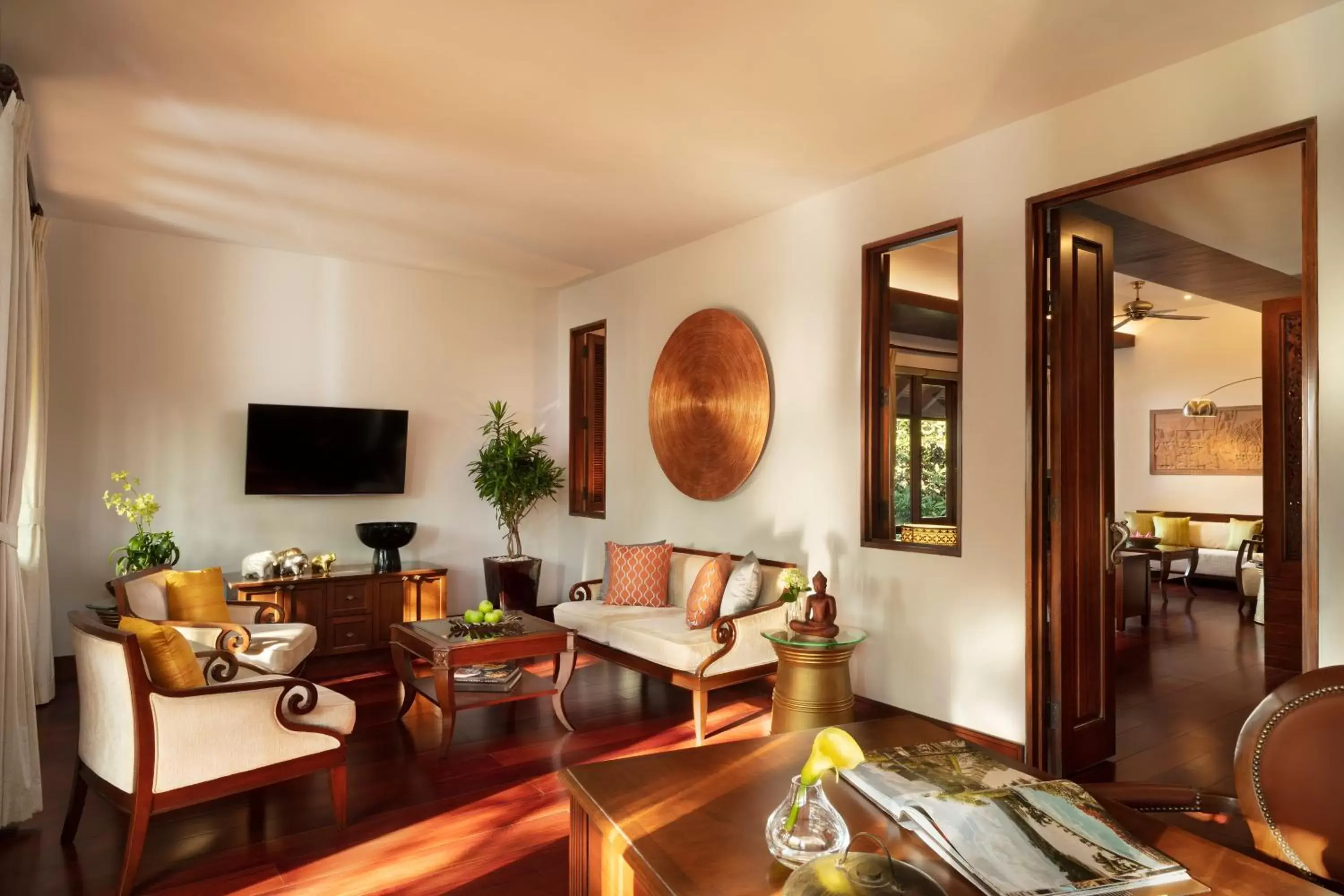 Living room, Seating Area in Anantara Angkor Resort
