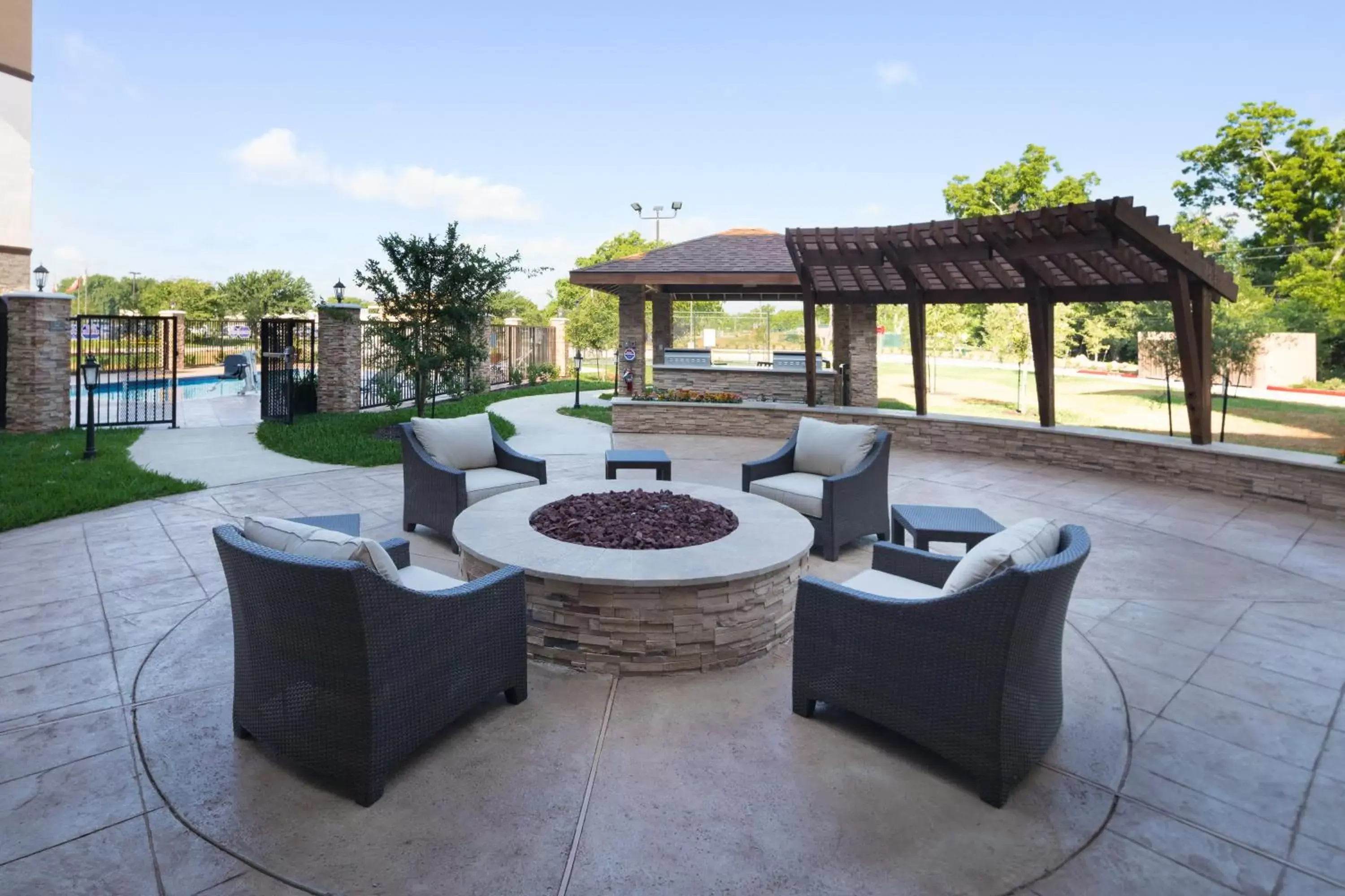 Patio in Staybridge Suites Charlottesville Airport, an IHG Hotel