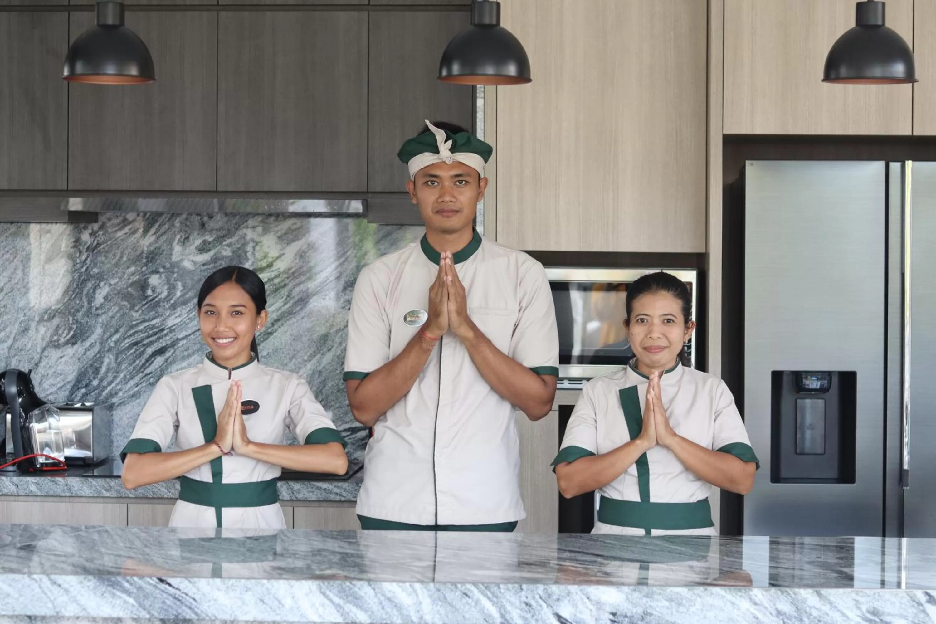 Staff in The Valerian Villa Ubud