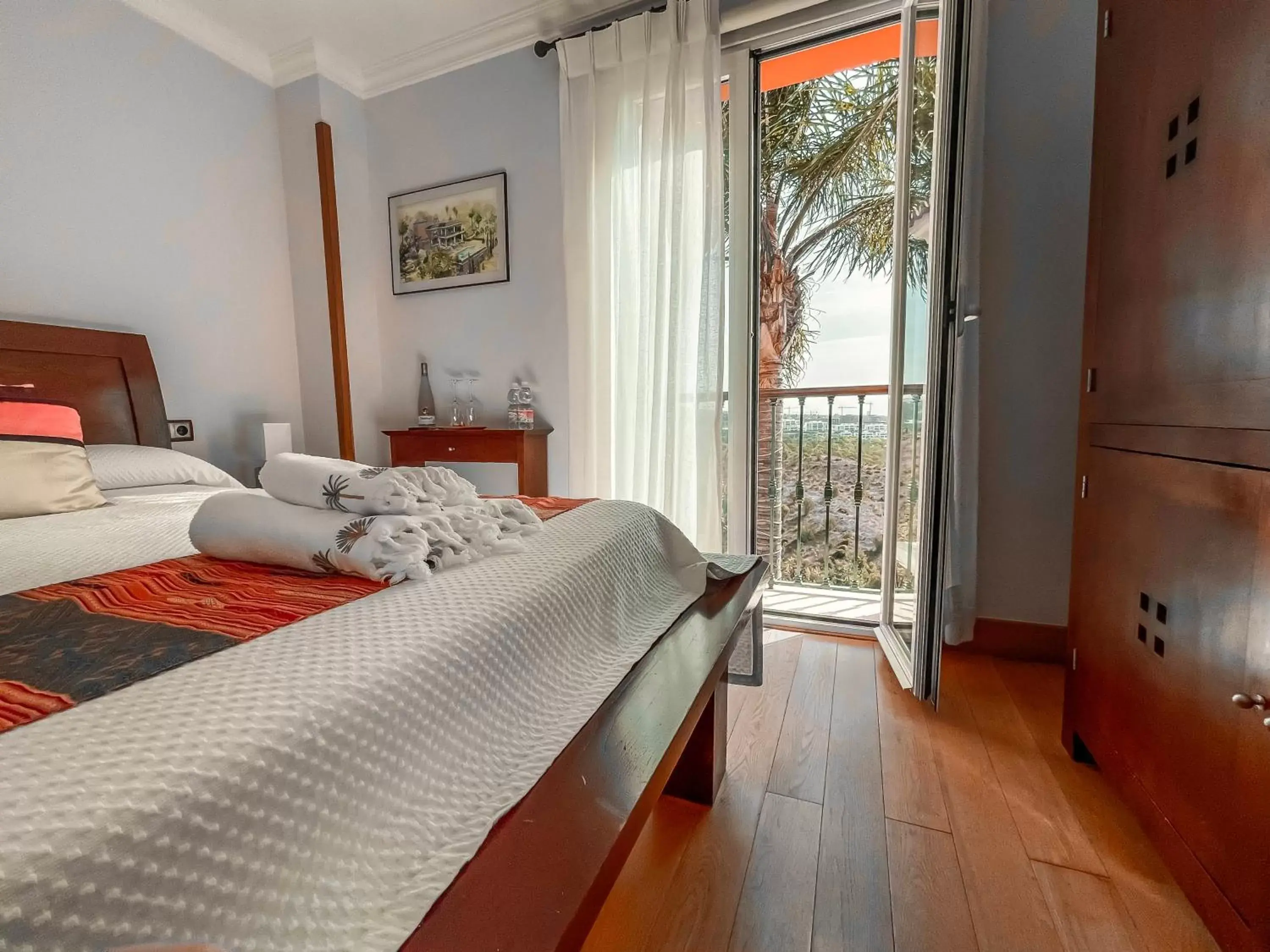 Bed in The Marbella Heights Boutique Hotel