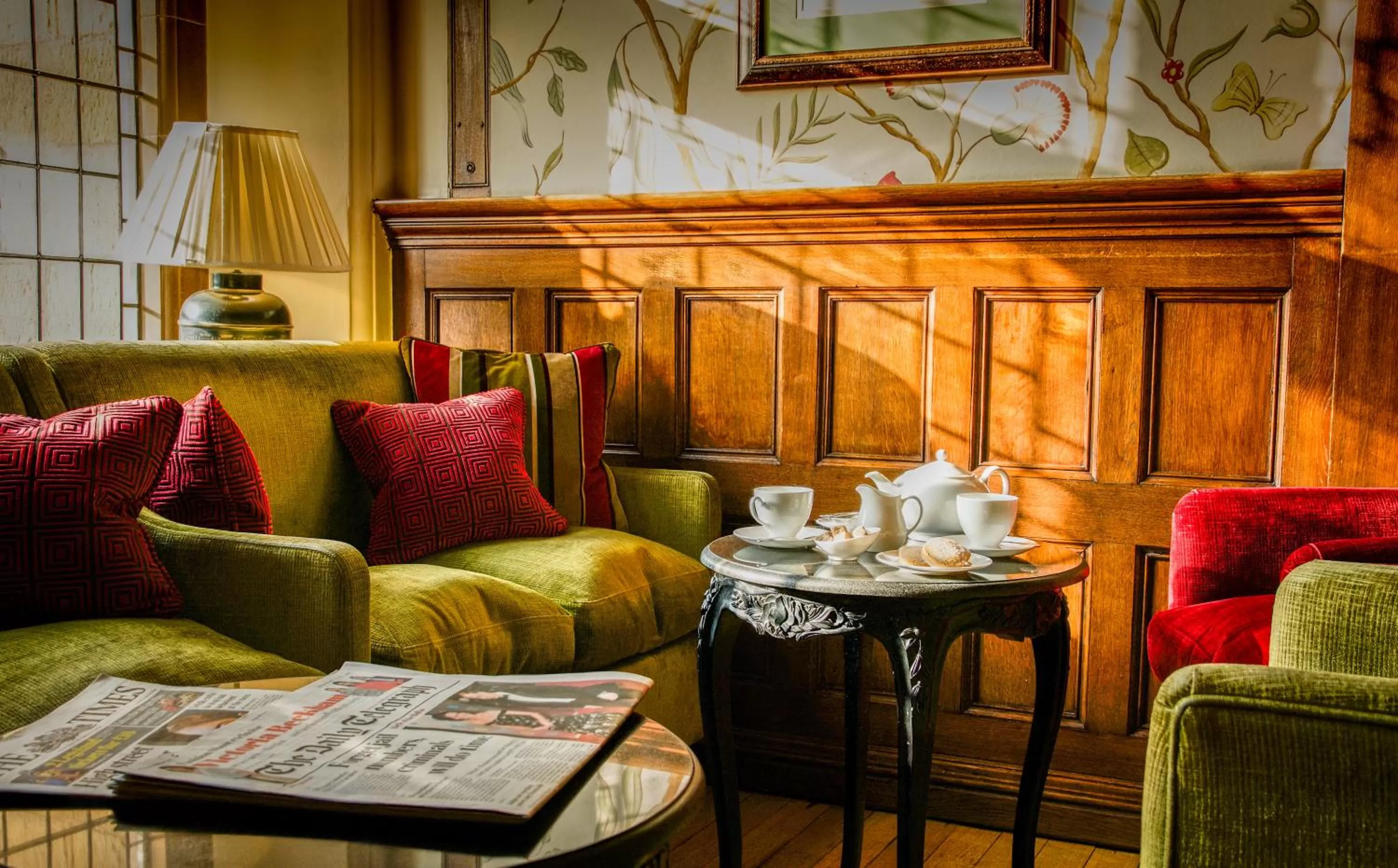 Lounge or bar, Seating Area in Fischers Baslow Hall - Chatsworth