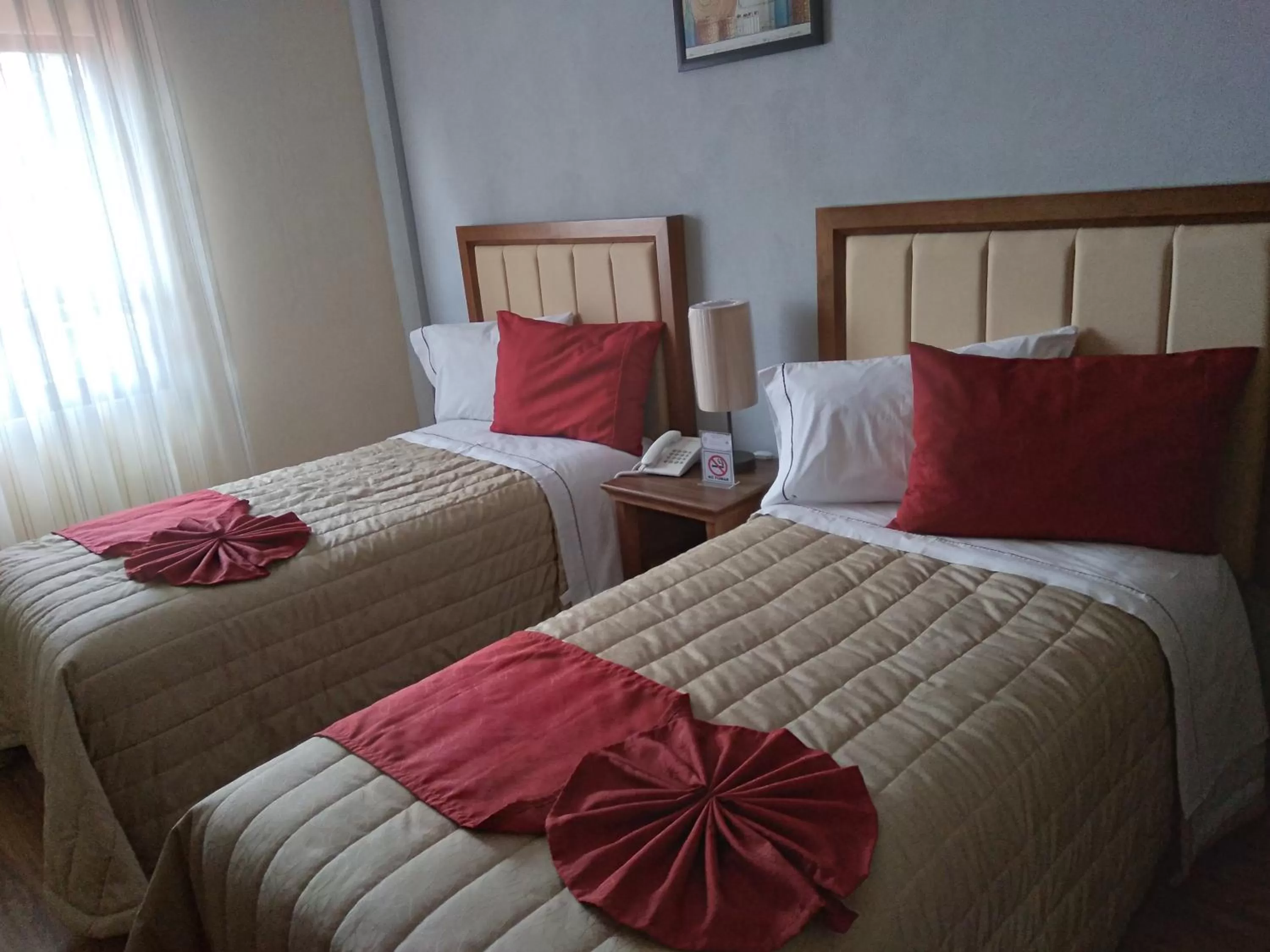 Bed in Hotel JYE by Serranillo, Mineral del Monte Hgo