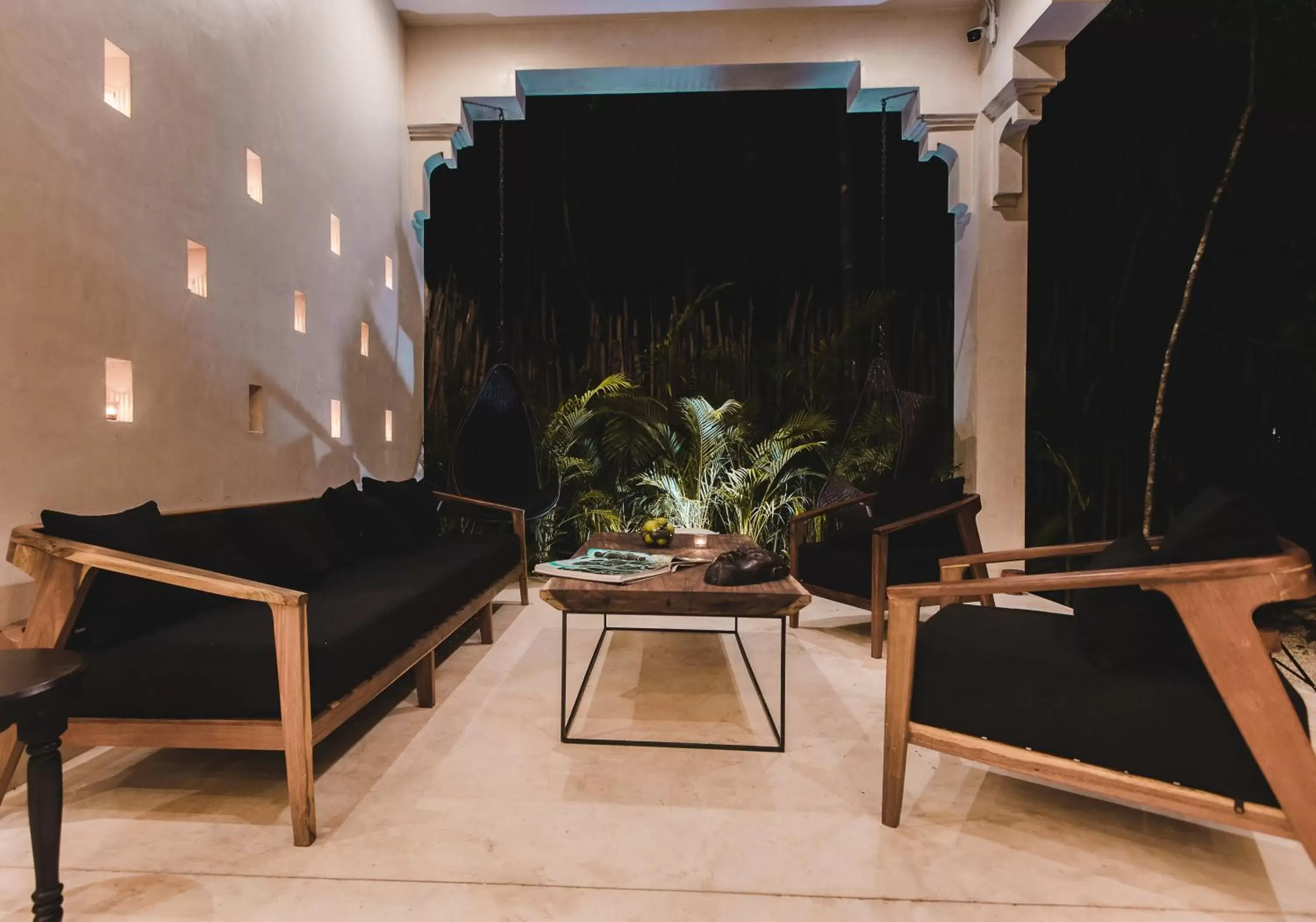 Night, Seating Area in Ambre & Epices Jungle Hotel & Spa